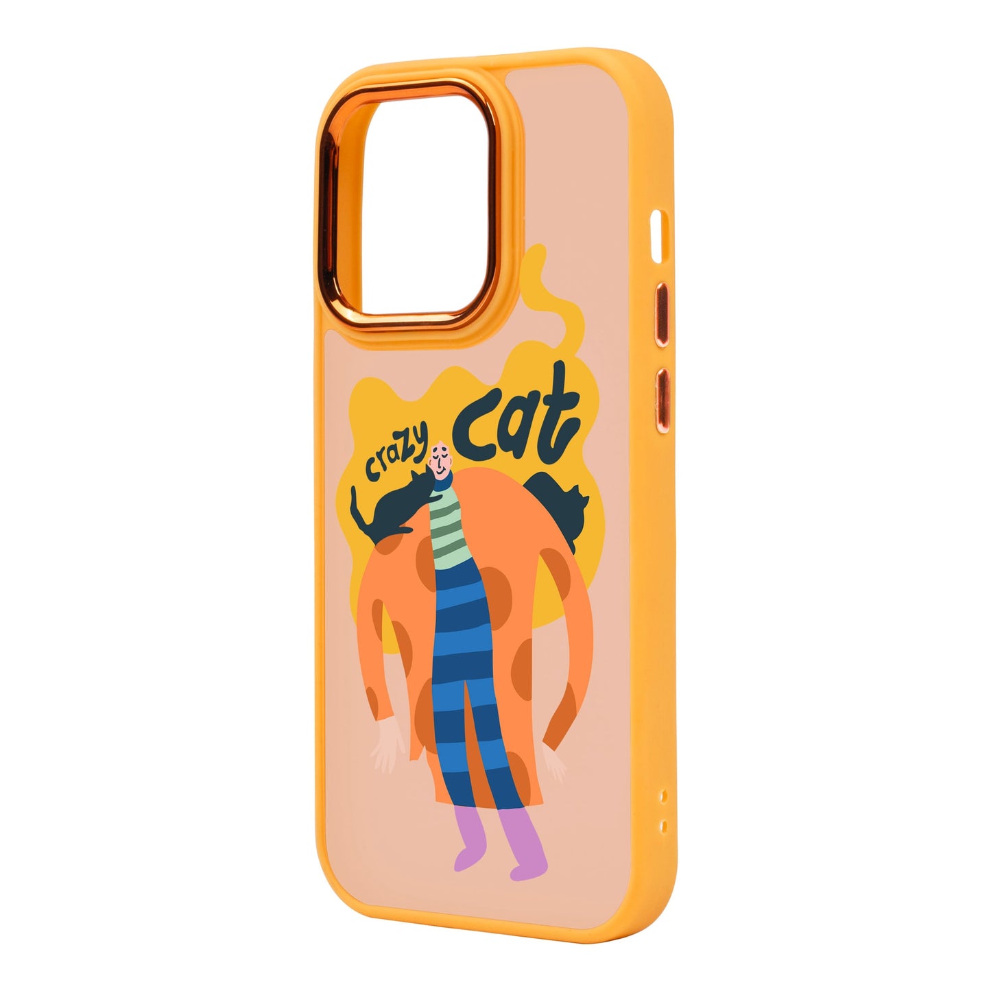 CRAZY CAT-iPhone 14 Pro Max Proof Kılıf