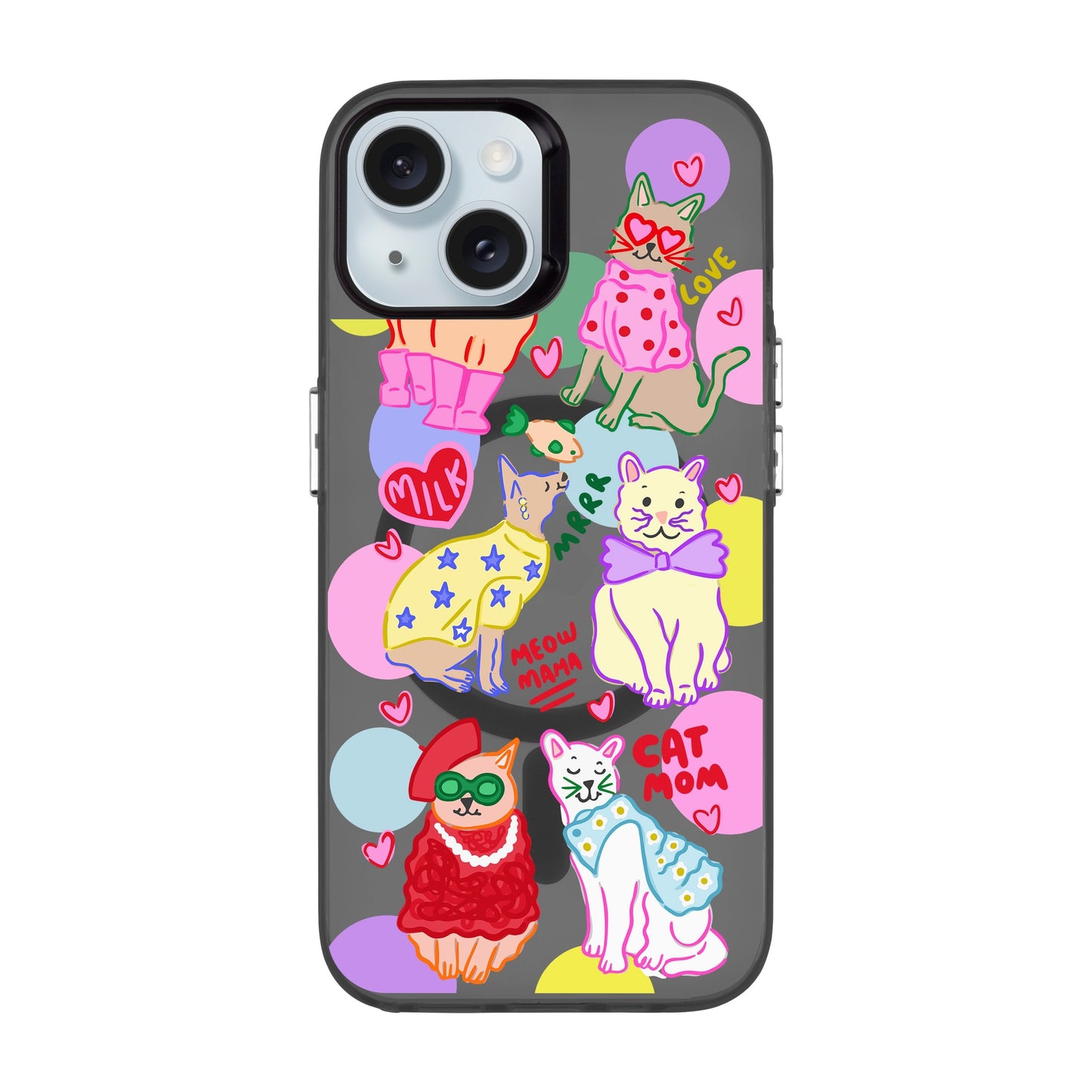CAT MOM-iPhone 15 Hold Kılıf MagSafe Özellikli