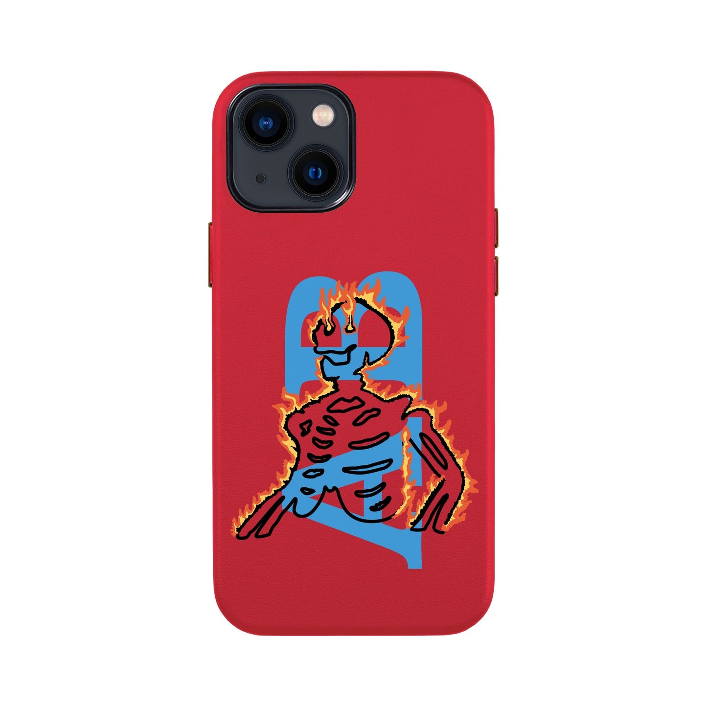 HOT HUMAN KİŞİSELLEŞTİRİLMİŞ-iPhone 13 Mini Leather Kılıf