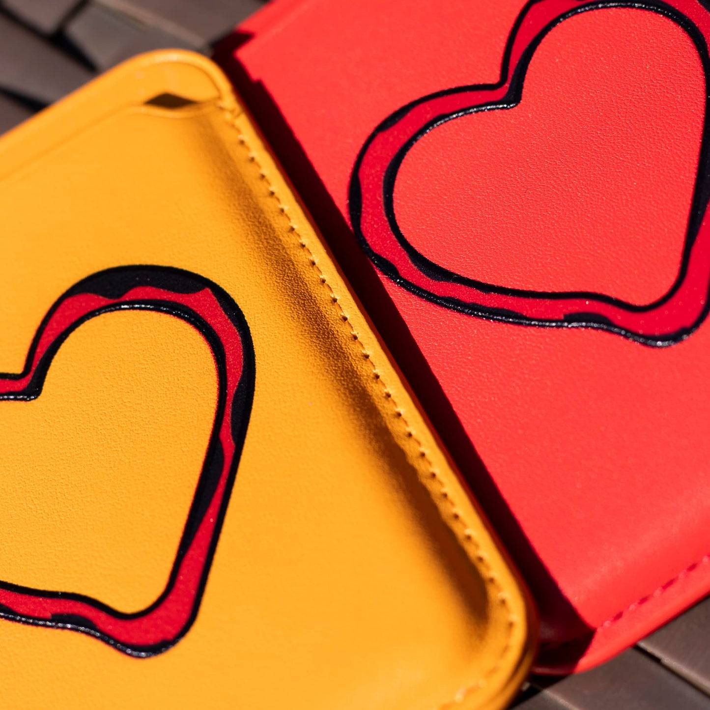 BOUNCE HEART-Leather Kartlık