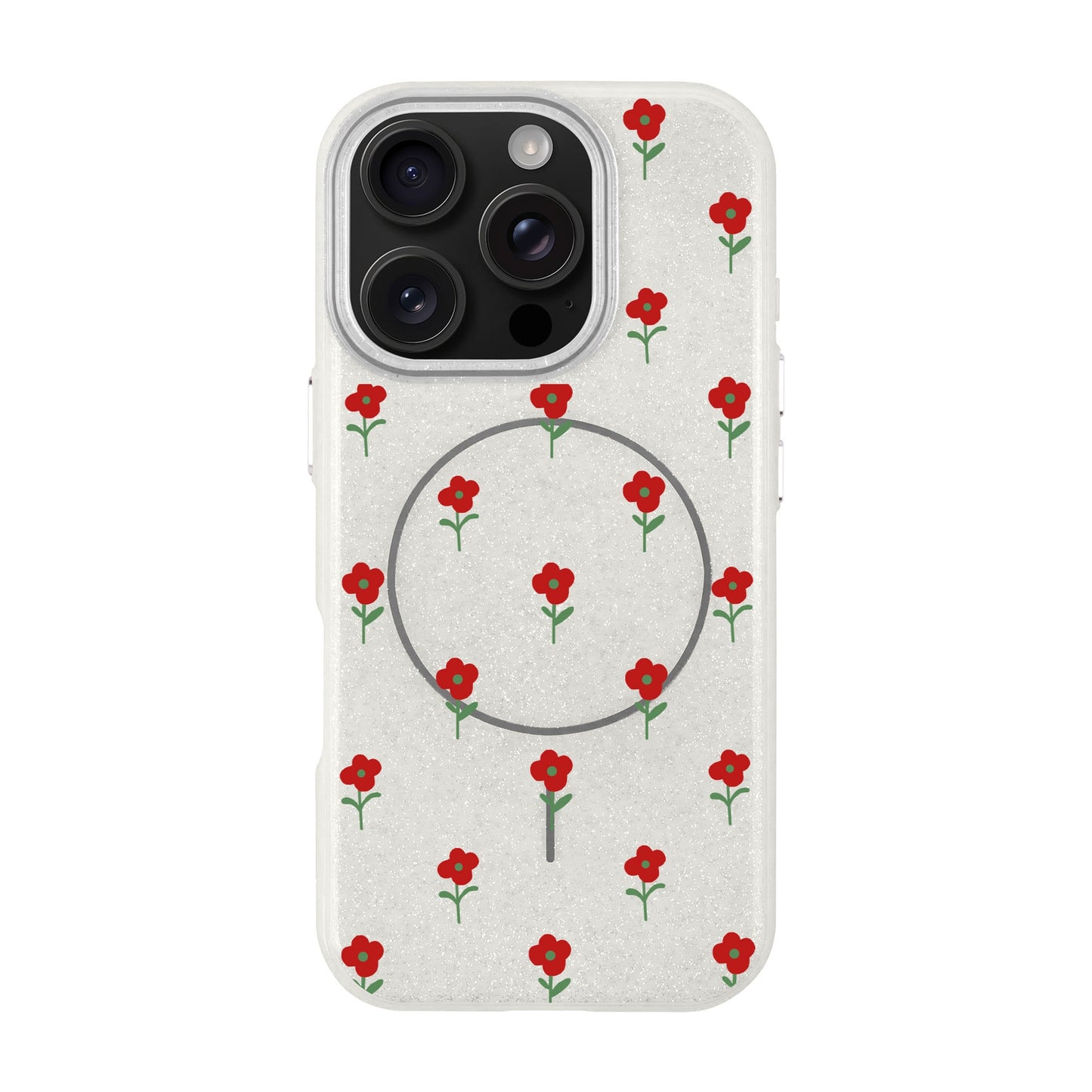FLOWER POWER-iPhone 16 Pro Radiant Kılıf MagSafe Özellikli