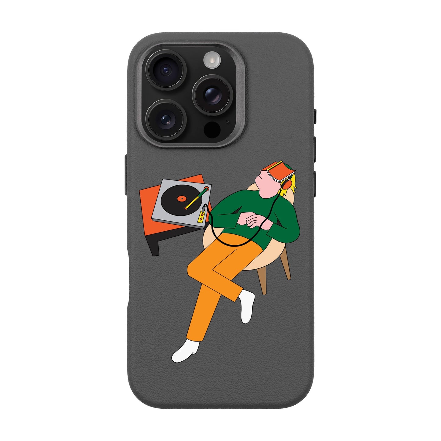 LAZY SUNDAY AFTERNOON-iPhone 16 Pro Leather Premium Kılıf MagSafe Özellikli