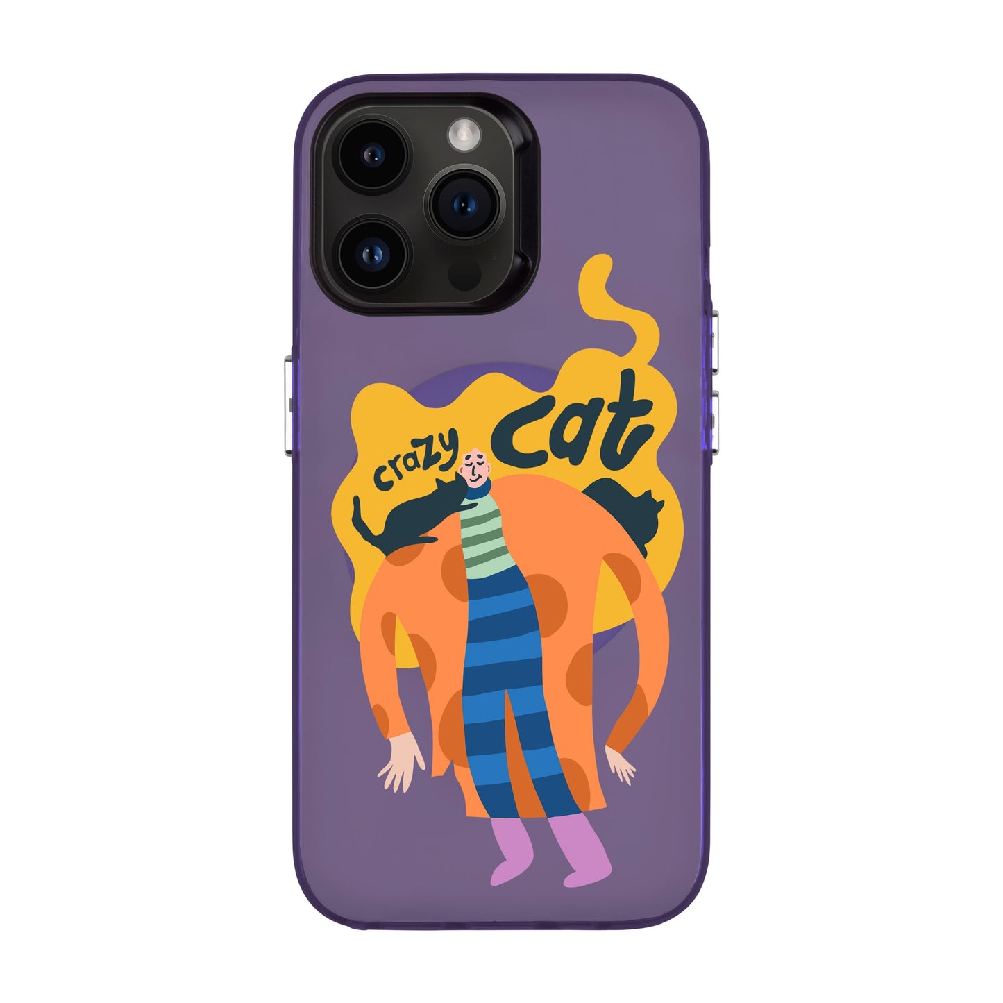 CRAZY CAT-iPhone 14 Pro Max Hold Kılıf MagSafe Özellikli