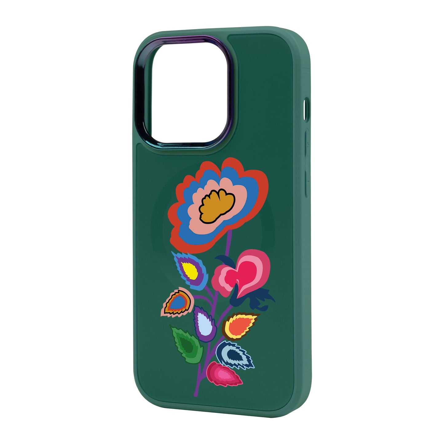 KNITTED FLOWER-iPhone 14 Pro Max Vigor Kılıf MagSafe Özellikli