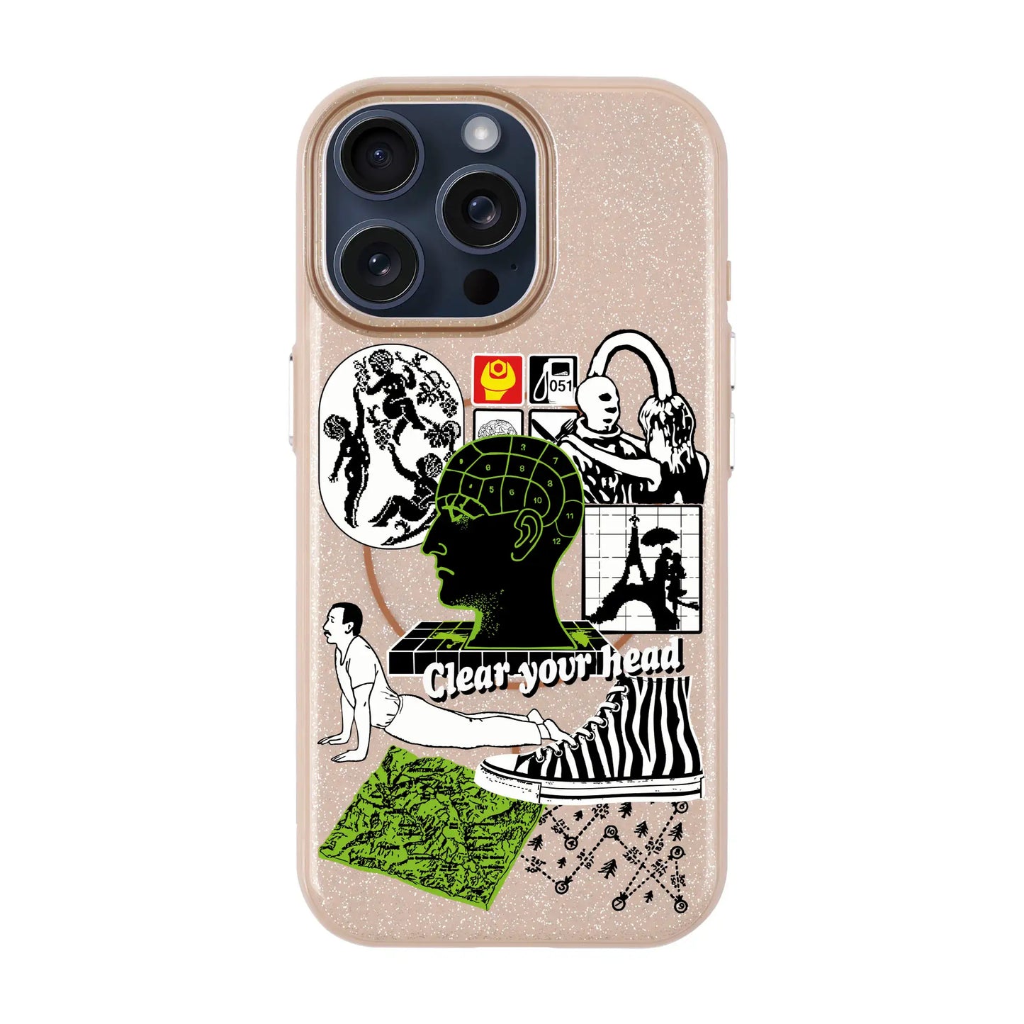 CLEAR YOUR HEAD-iPhone 15 Pro Max Radiant Kılıf MagSafe Özellikli