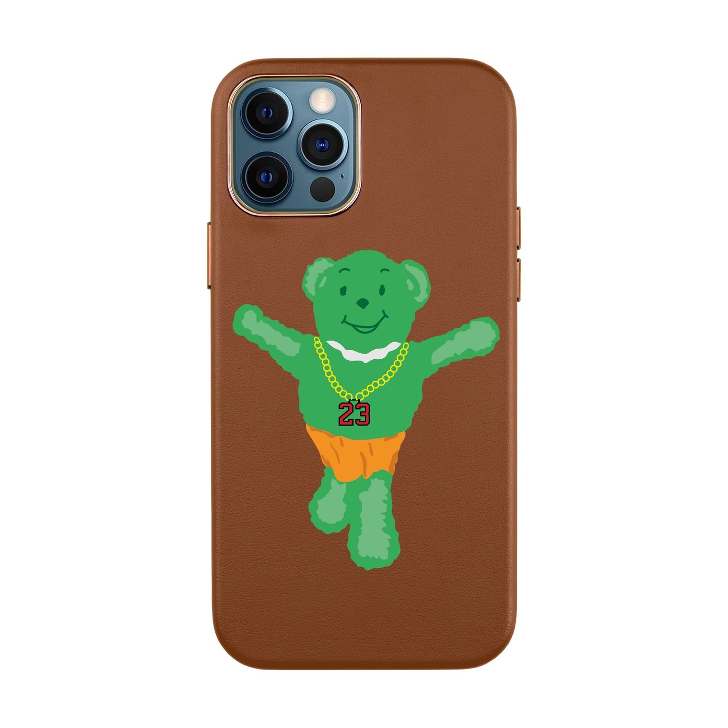 GREEN BEAR-iPhone Xs Max Leather Kılıf