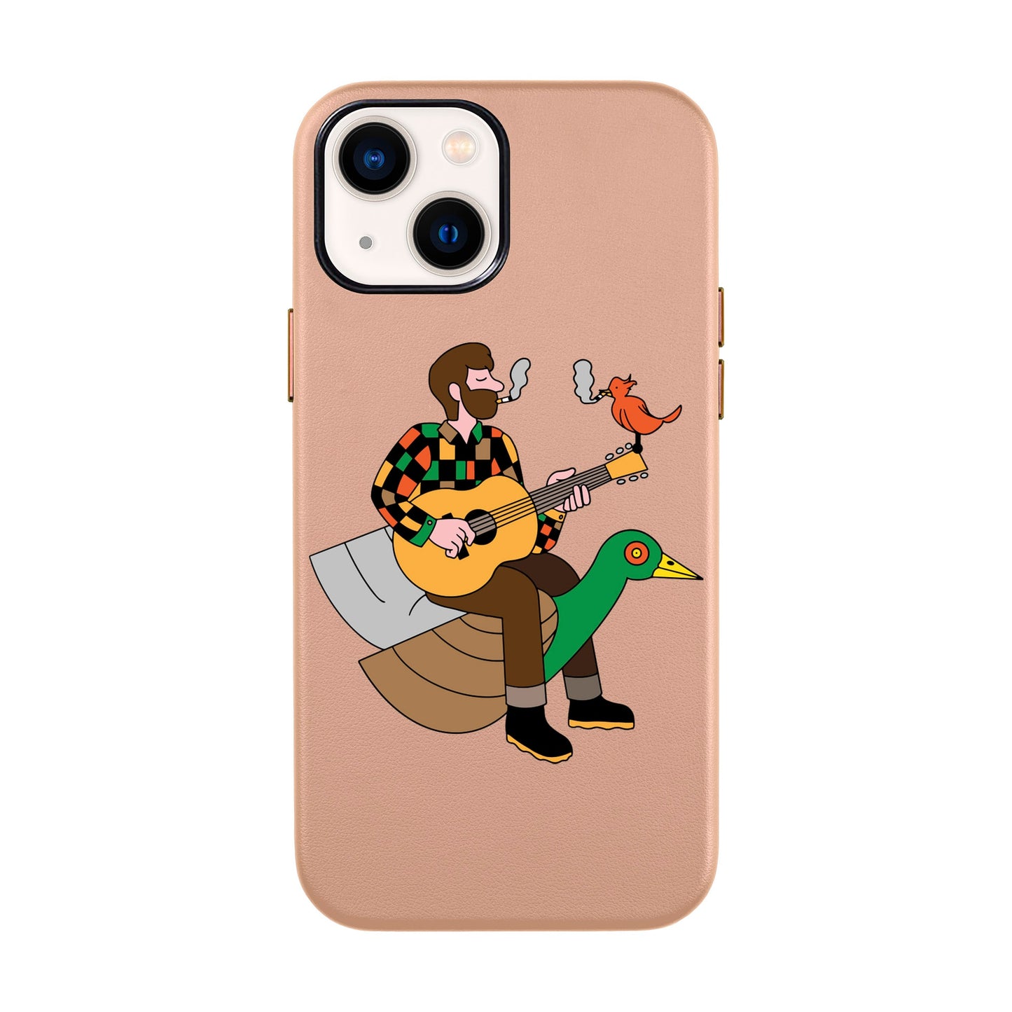 BIRDS OF A FEATHER-iPhone 14 Leather Kılıf