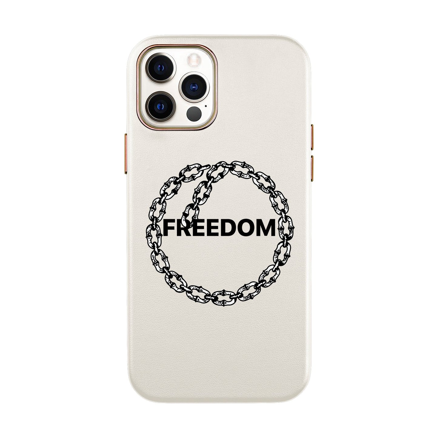FREEDOM-iPhone 11 Pro Max Leather Kılıf