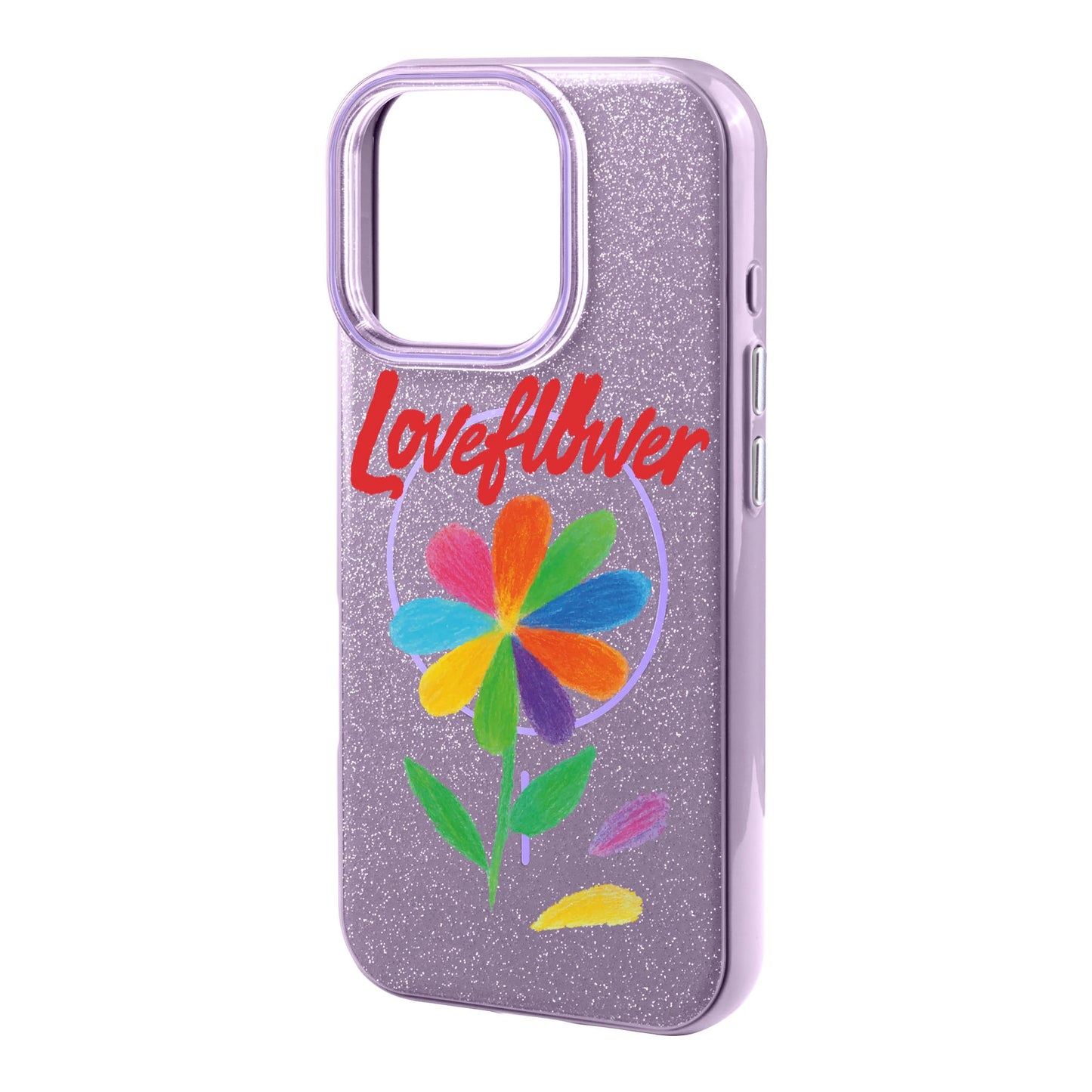LOVE FLOWER-iPhone 14 Plus Radiant Kılıf MagSafe Özellikli
