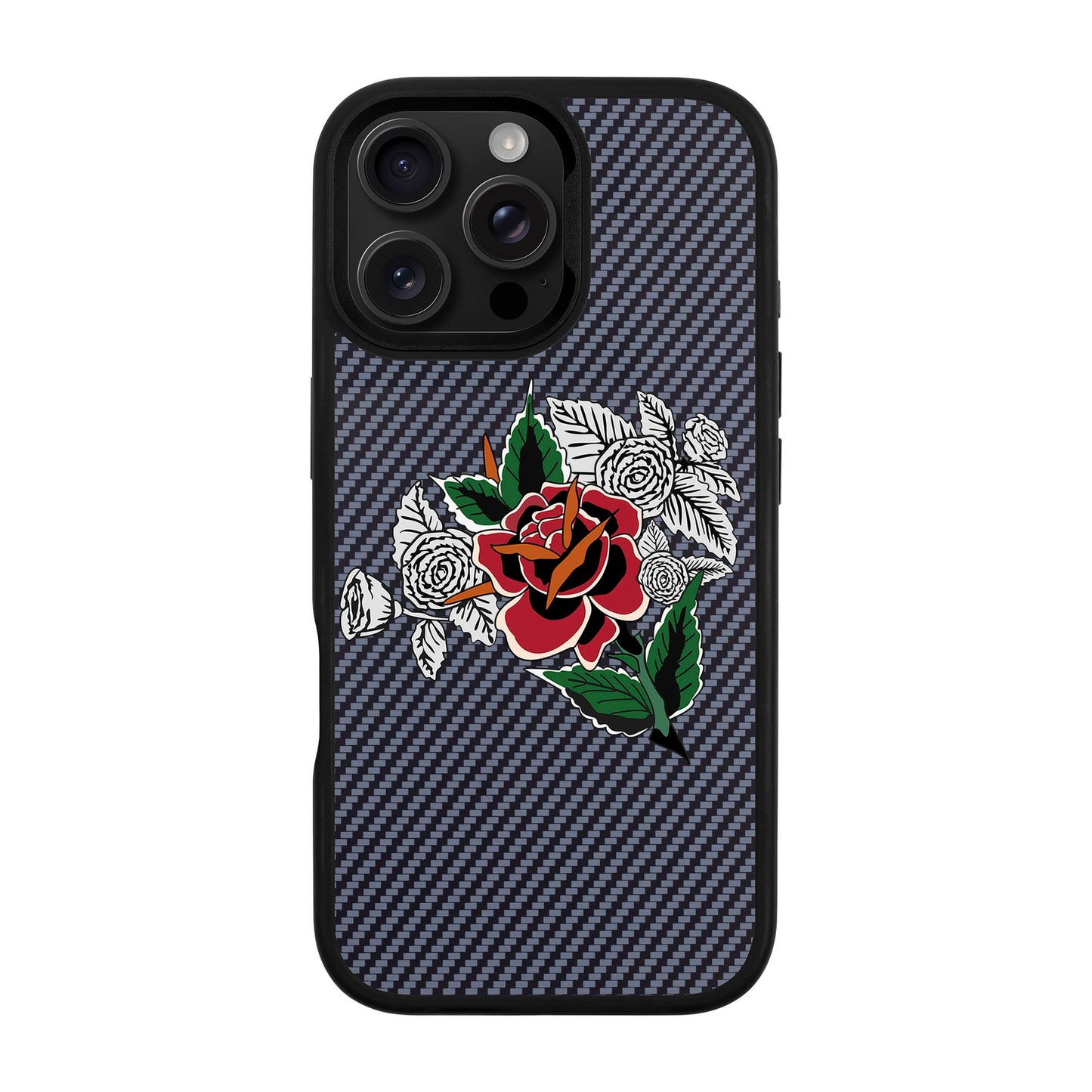 DRY ROSE-iPhone 16 Pro Max Plaid Kılıf MagSafe Özellikli