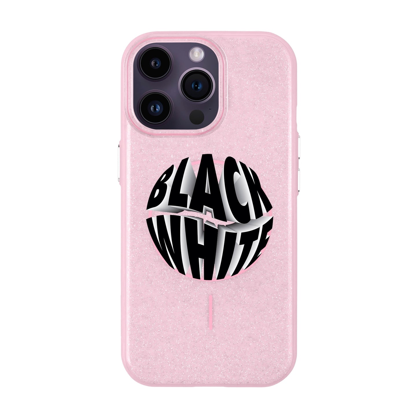 BLACK WHITE-iPhone 14 Pro Max Radiant Kılıf MagSafe Özellikli