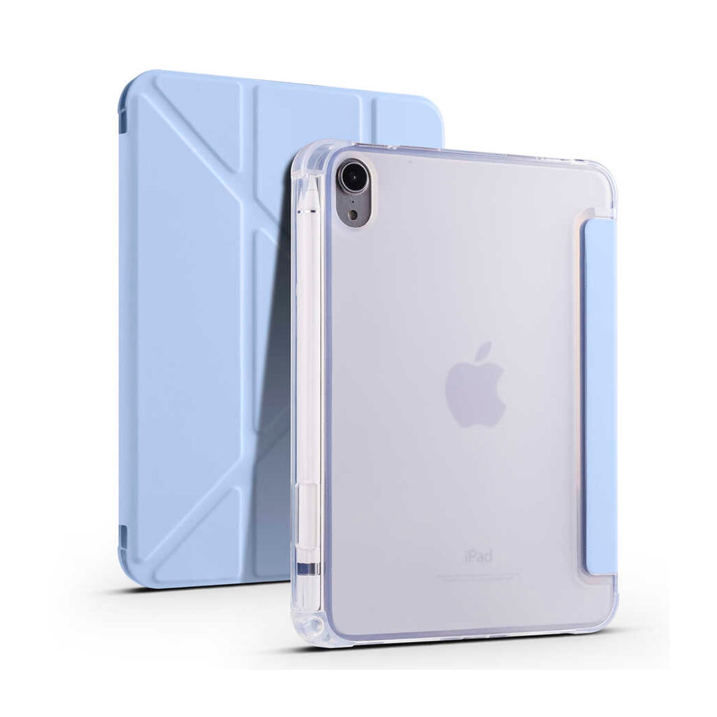 Apple iPad Mini 2021 (6.Nesil)-Trigon Folding Kalemlikli Standlı Kılıf