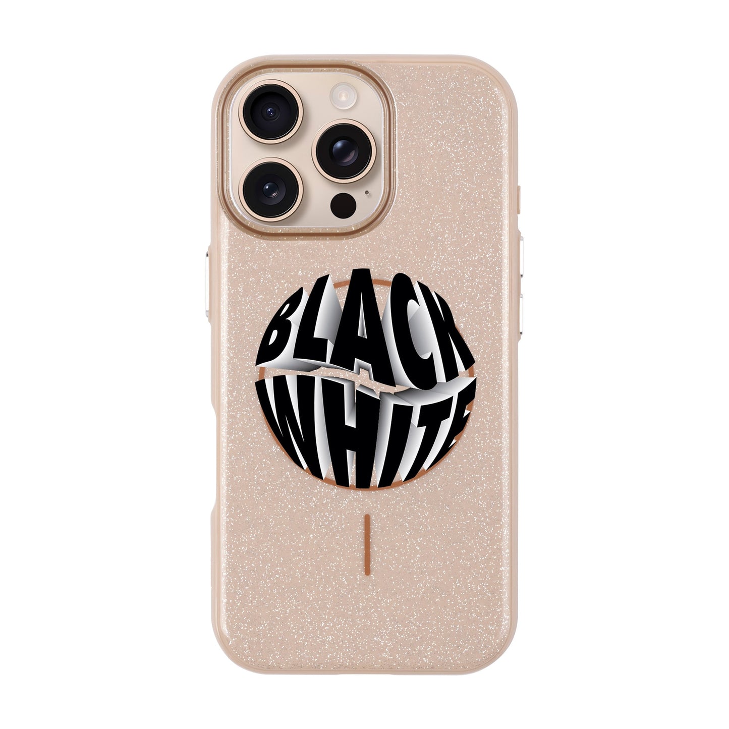BLACK WHITE-iPhone 16 Pro Max Radiant Kılıf MagSafe Özellikli