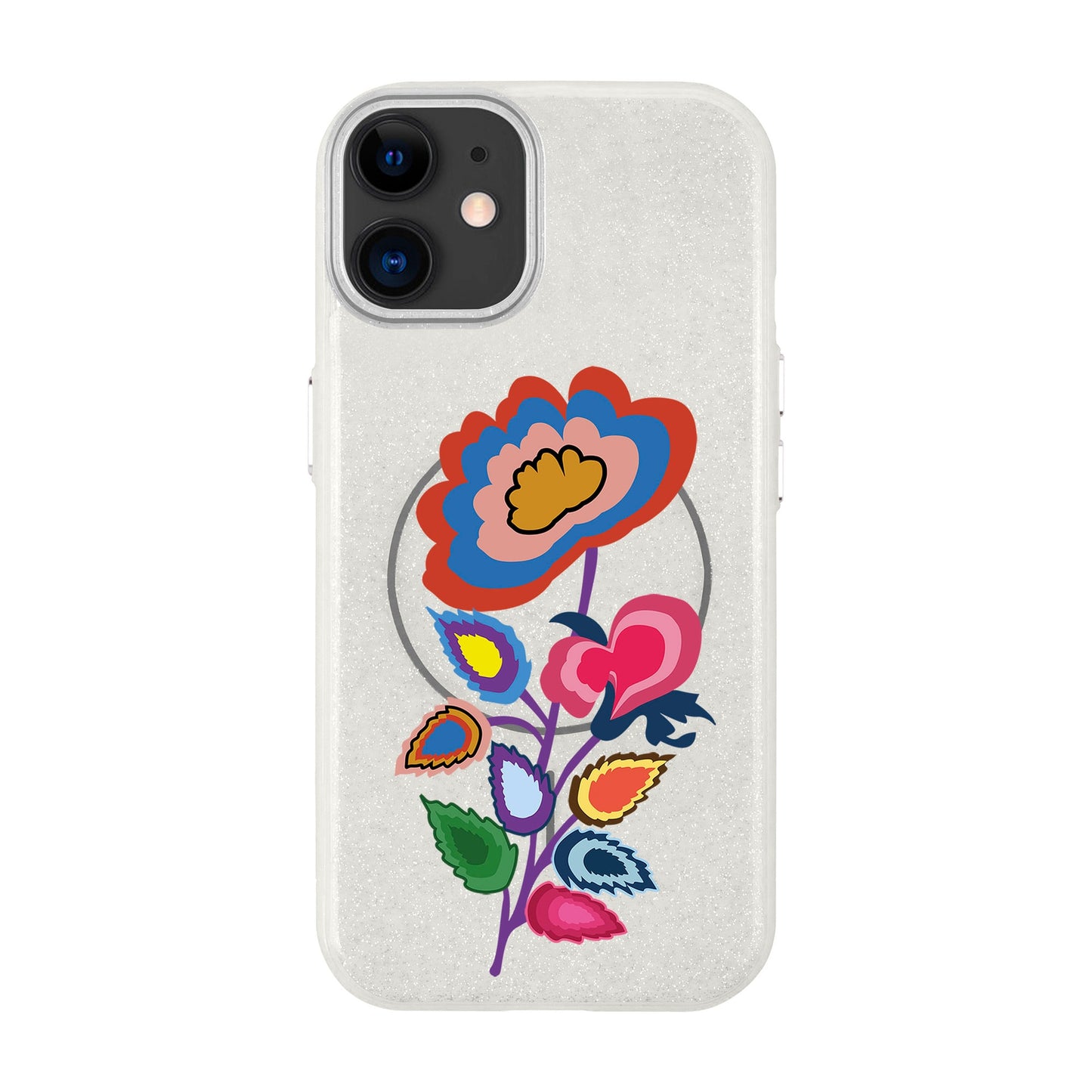 KNITTED FLOWER-iPhone 11 Radiant Kılıf MagSafe Özellikli