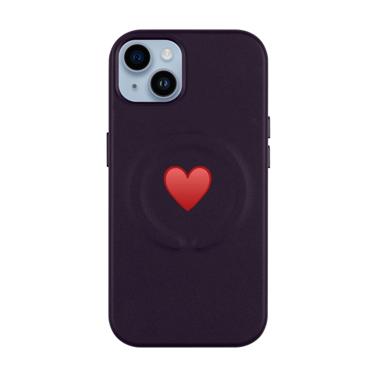 SPREAD HEART-iPhone 14 Plus Leather Kılıf MagSafe Özellikli