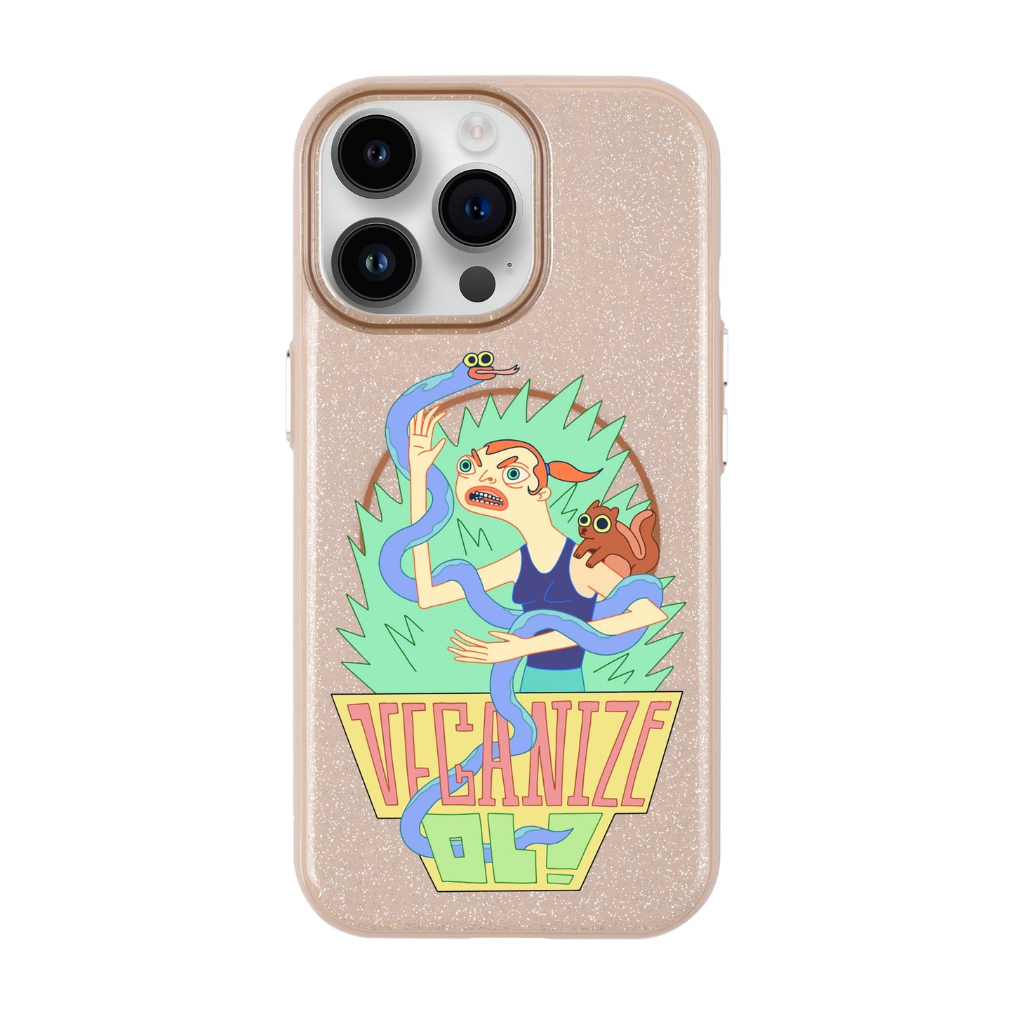 VEGANİZE-iPhone 14 Pro Max Radiant Kılıf MagSafe Özellikli