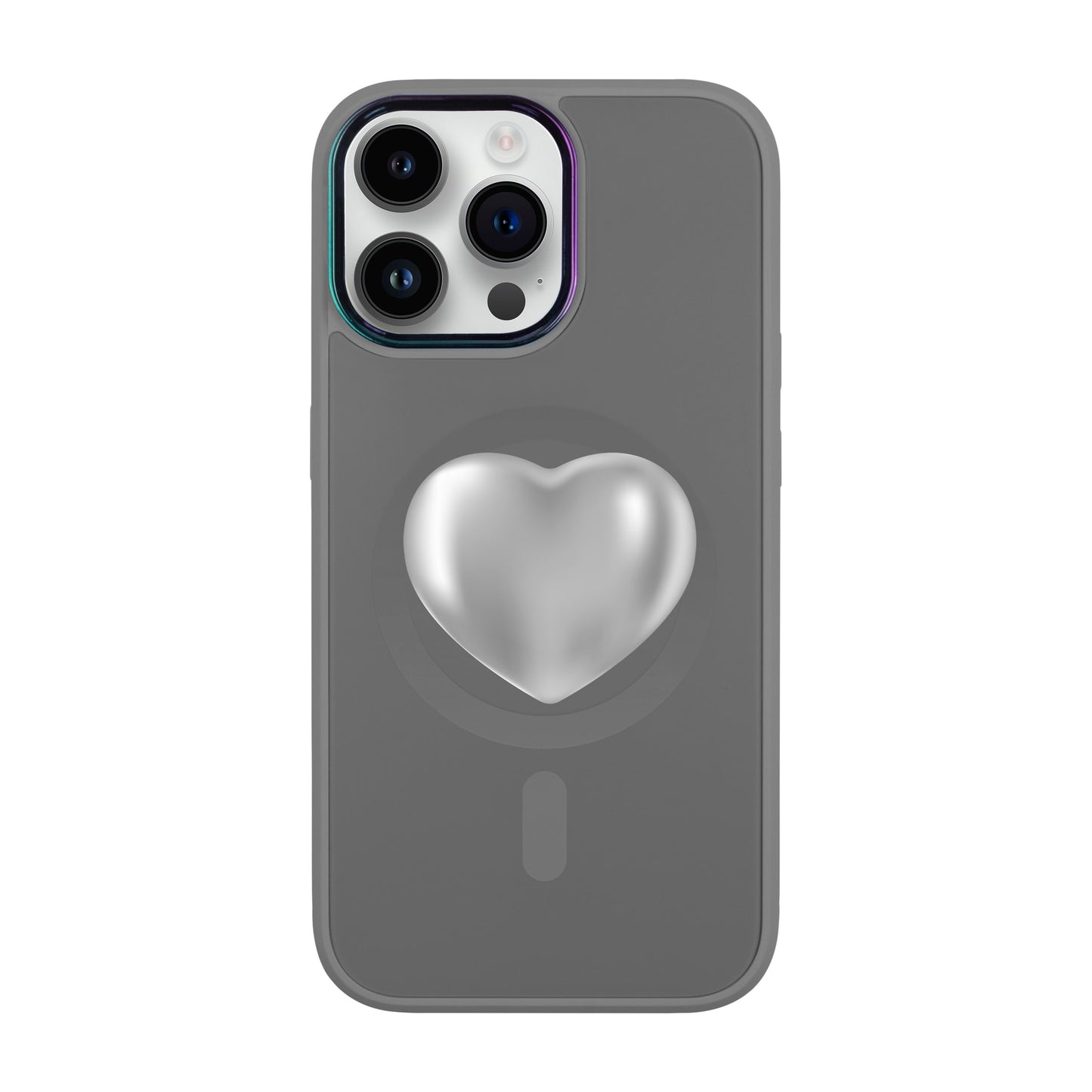 SILVER HEART-iPhone 13 Pro Max Vigor Kılıf MagSafe Özellikli