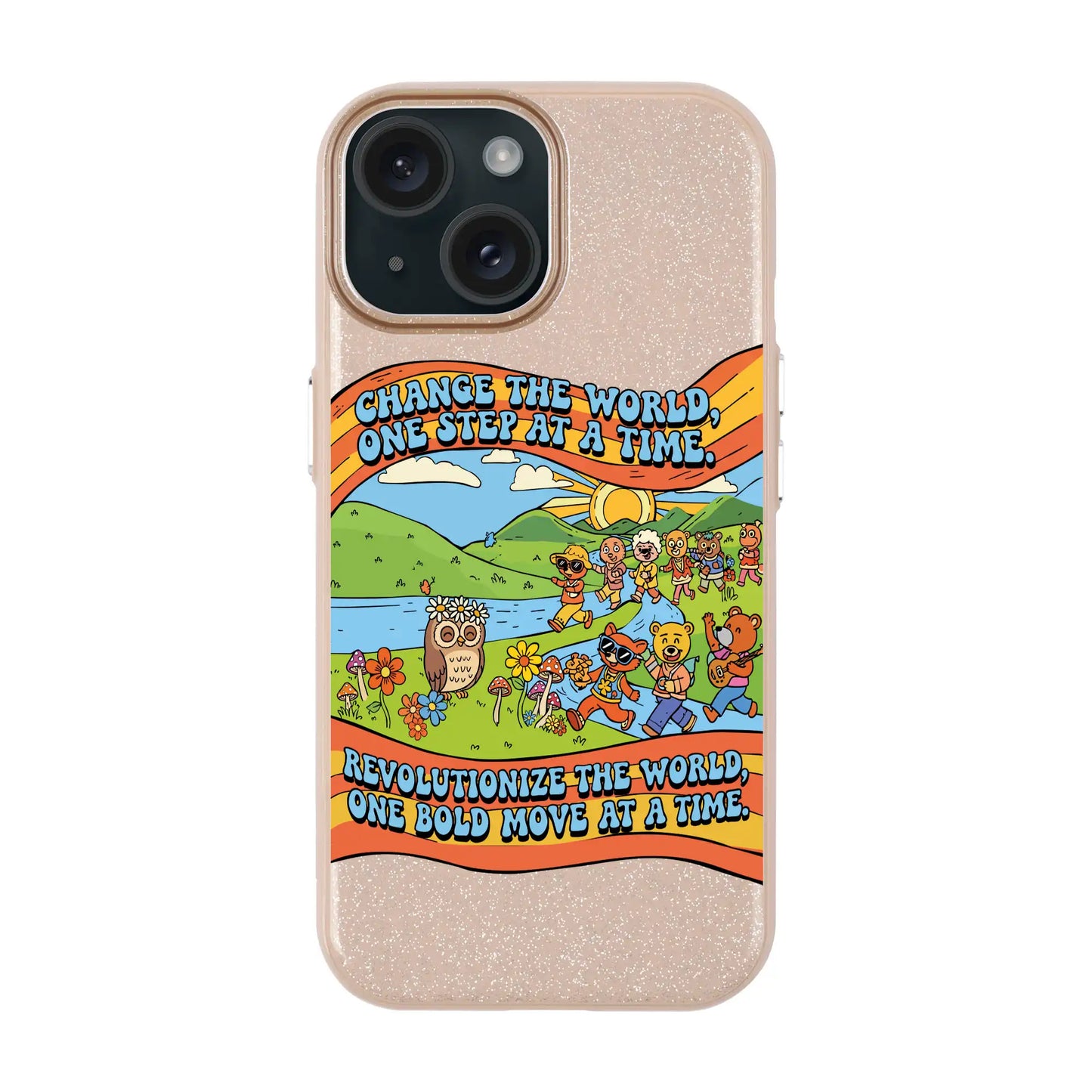 CHANGE THE WORLD-iPhone 15 Radiant Kılıf MagSafe Özellikli