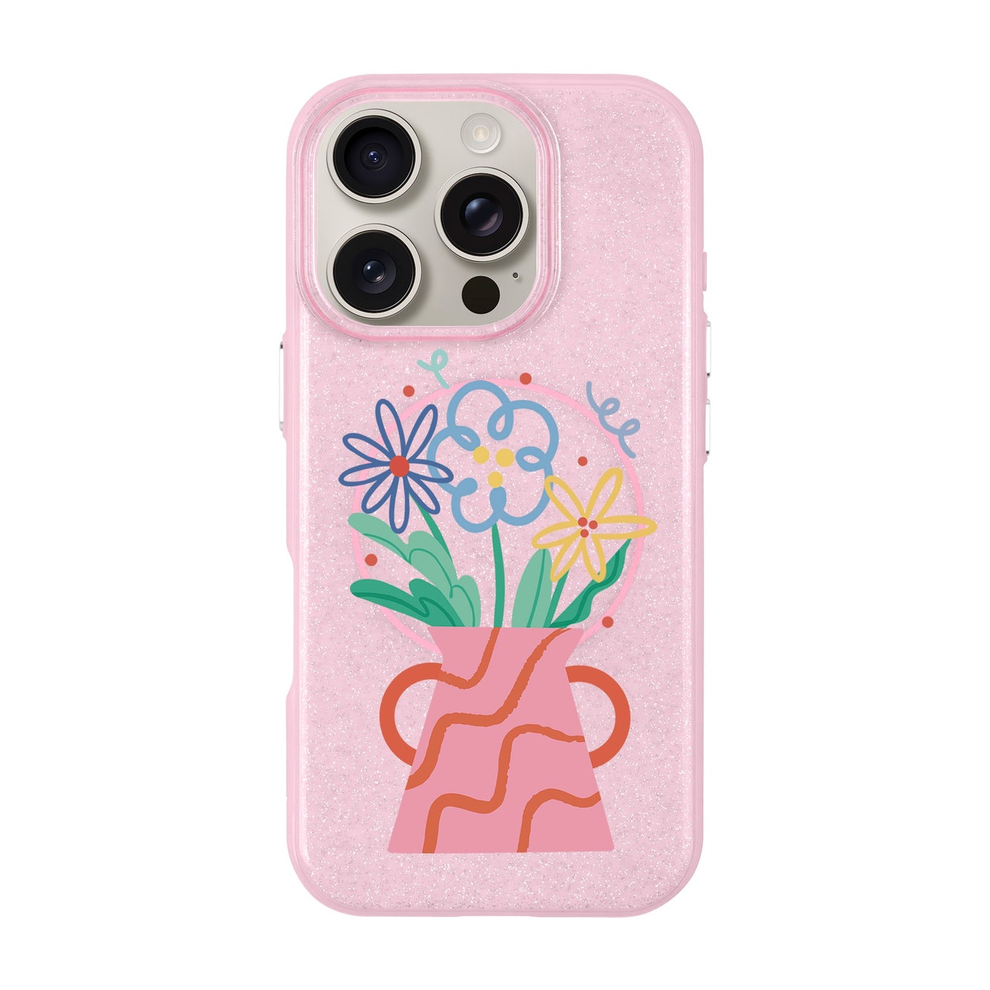 PINK VASE-iPhone 16 Pro Radiant Kılıf MagSafe Özellikli