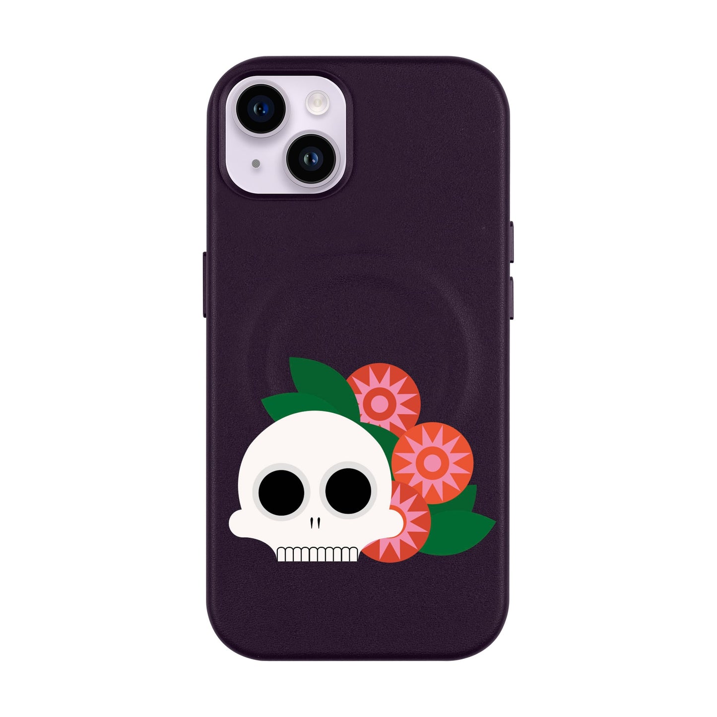MEMENTO BLOOM-iPhone 14 Plus Leather Kılıf MagSafe Özellikli