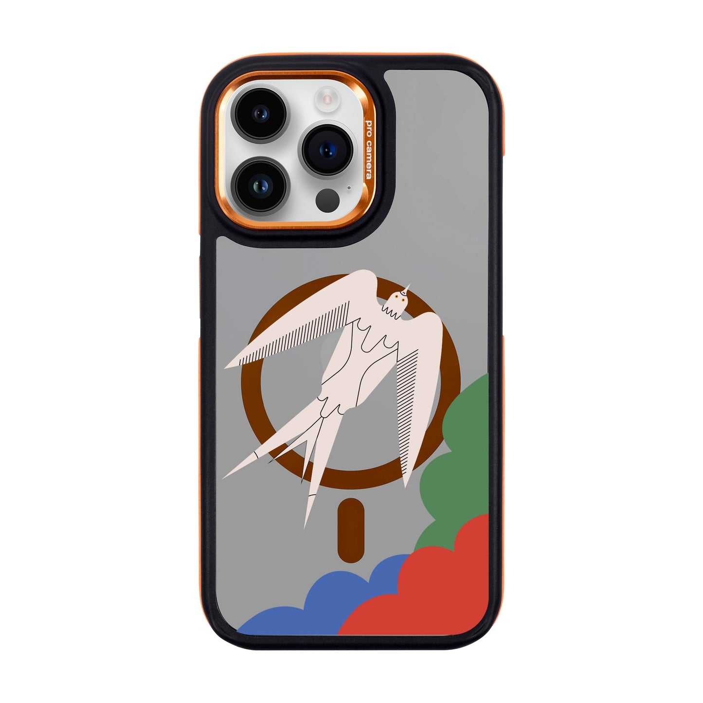 L’OISEAU LIBRE-iPhone 14 Pro Max Dark Kılıf MagSafe Özellikli