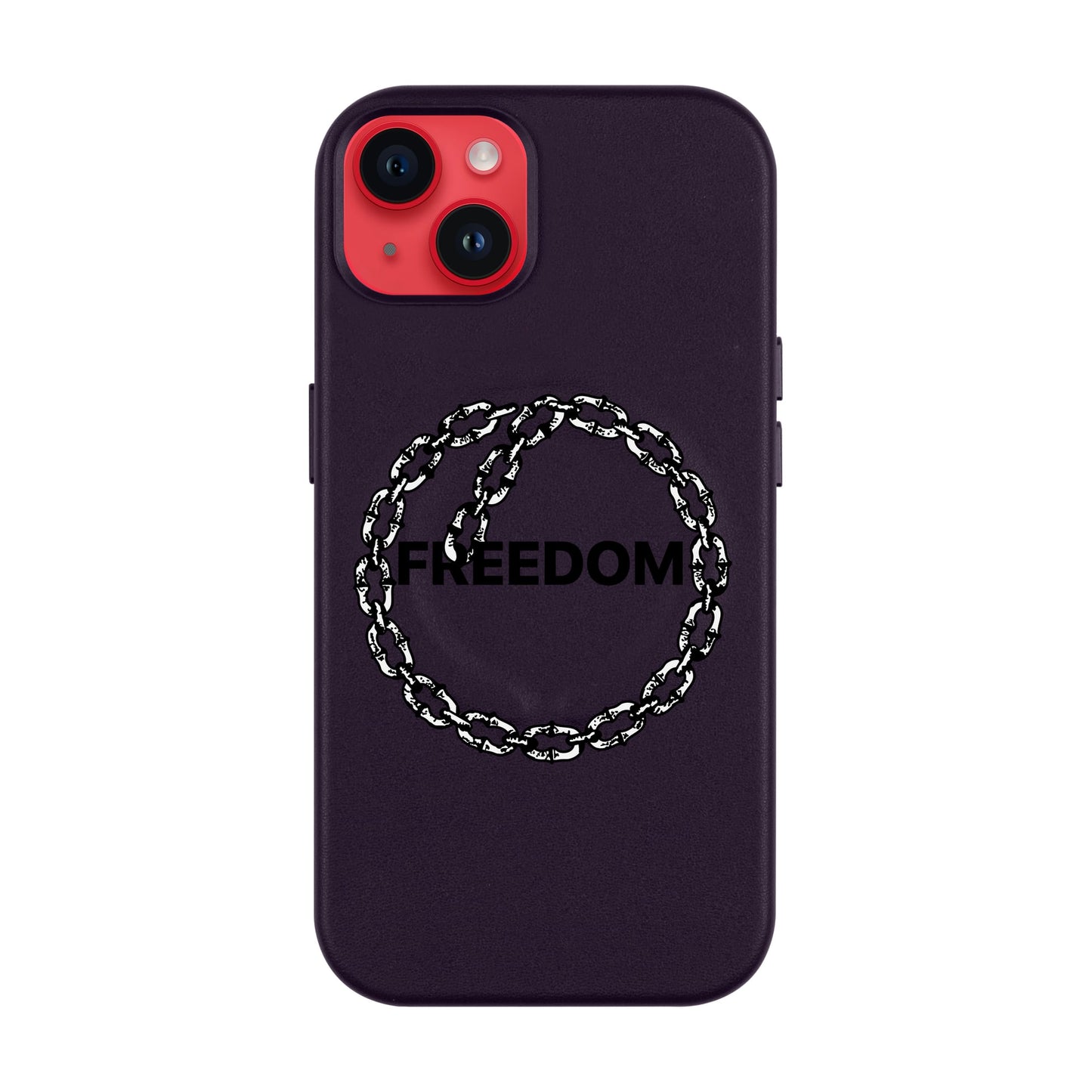 FREEDOM-iPhone 14 Plus Leather Kılıf MagSafe Özellikli