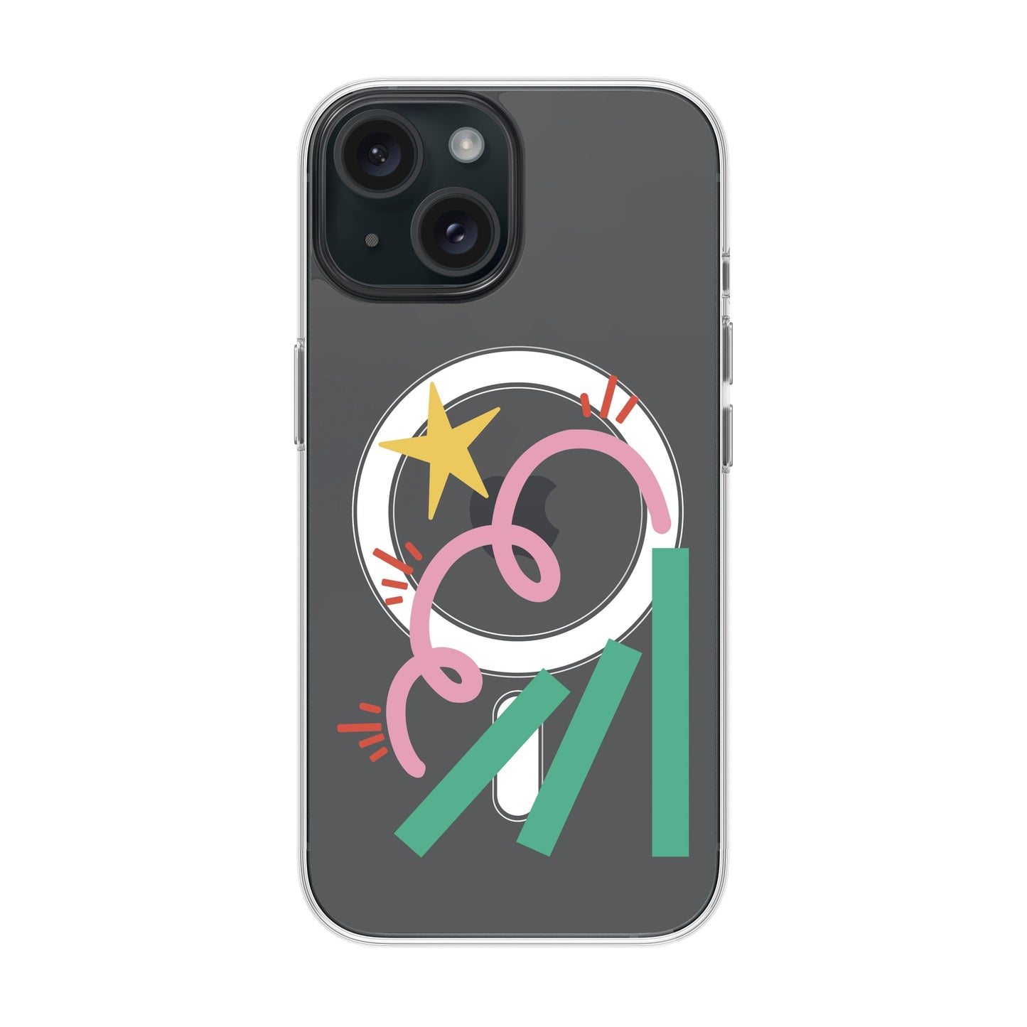 DOMINO-iPhone 15 Solid Kılıf MagSafe Özellikli
