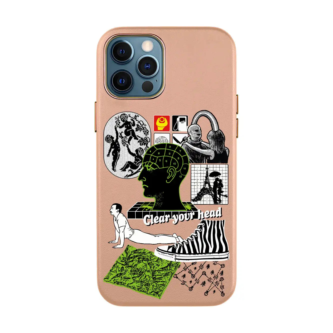 CLEAR YOUR HEAD-iPhone 7 / 8 / SE Leather Kılıf