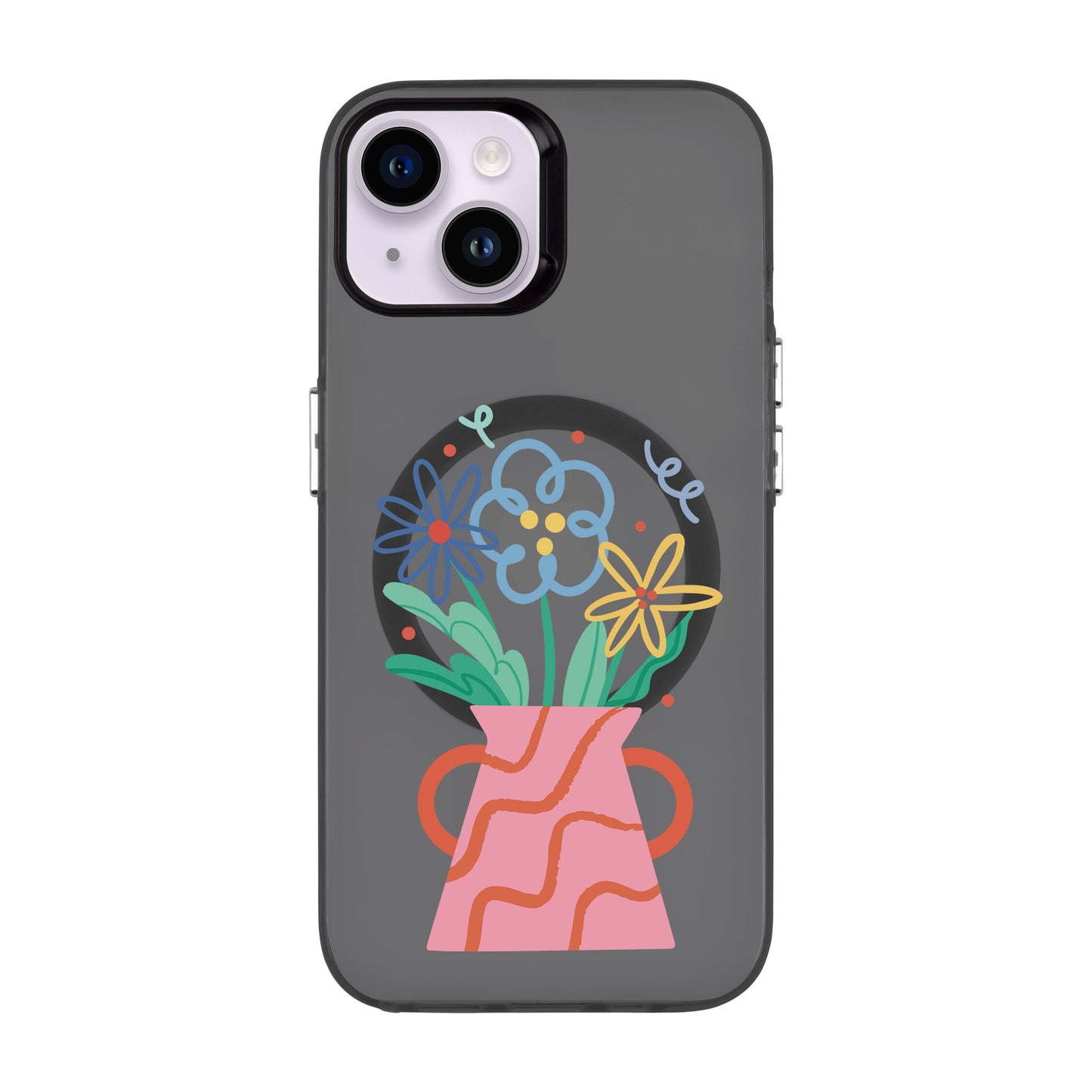 PINK VASE-iPhone 14 Hold Kılıf MagSafe Özellikli