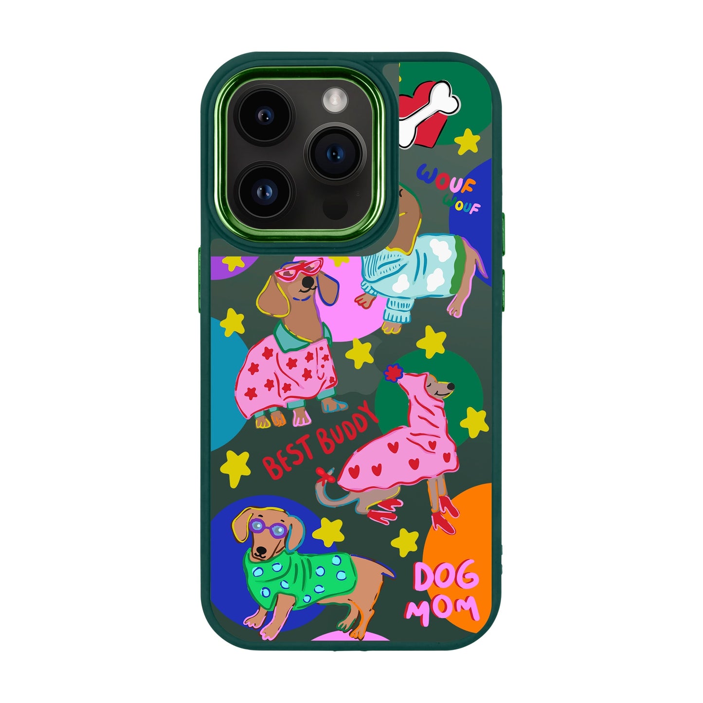 DOG MOM-iPhone 13 Pro Proof Kılıf