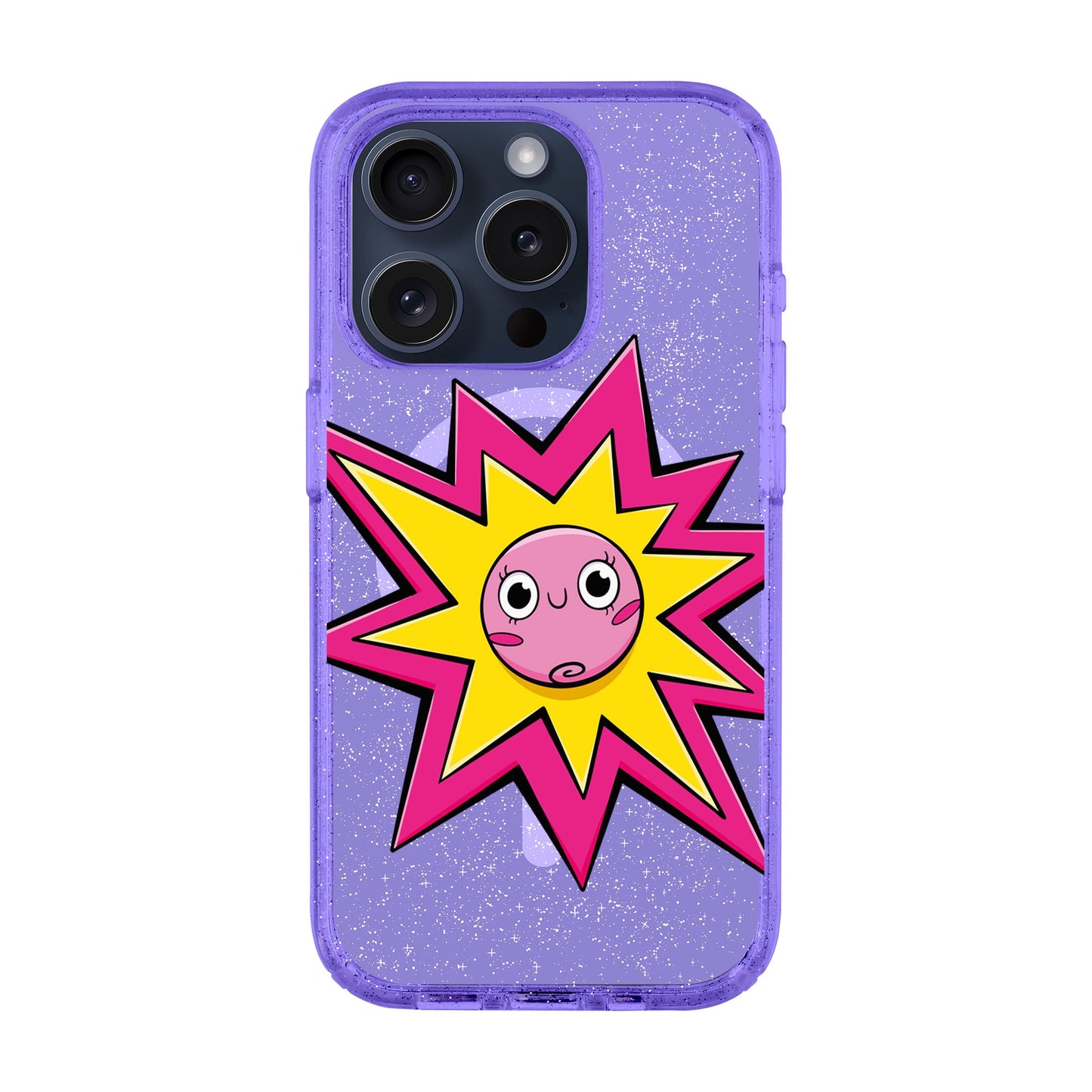 POP PRINCESSES-iPhone 15 Pro Shiny Kılıf MagSafe Özellikli