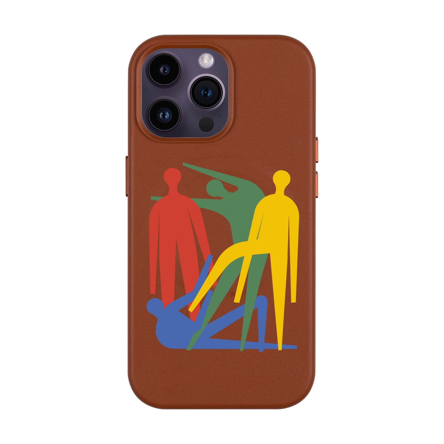 MANBOS-iPhone 14 Pro Max Leather Kılıf MagSafe Özellikli