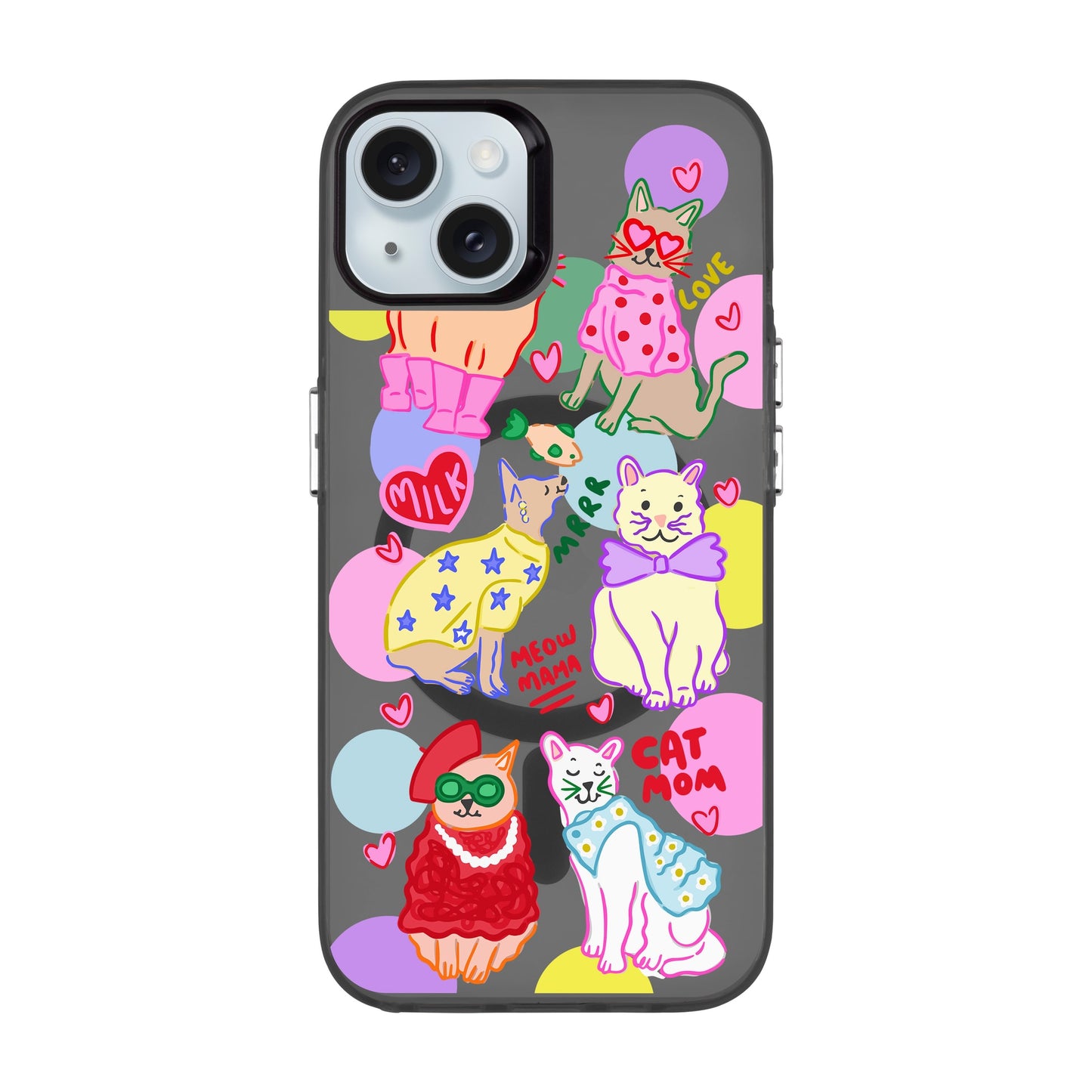 CAT MOM-iPhone 15 Plus Hold Kılıf MagSafe Özellikli