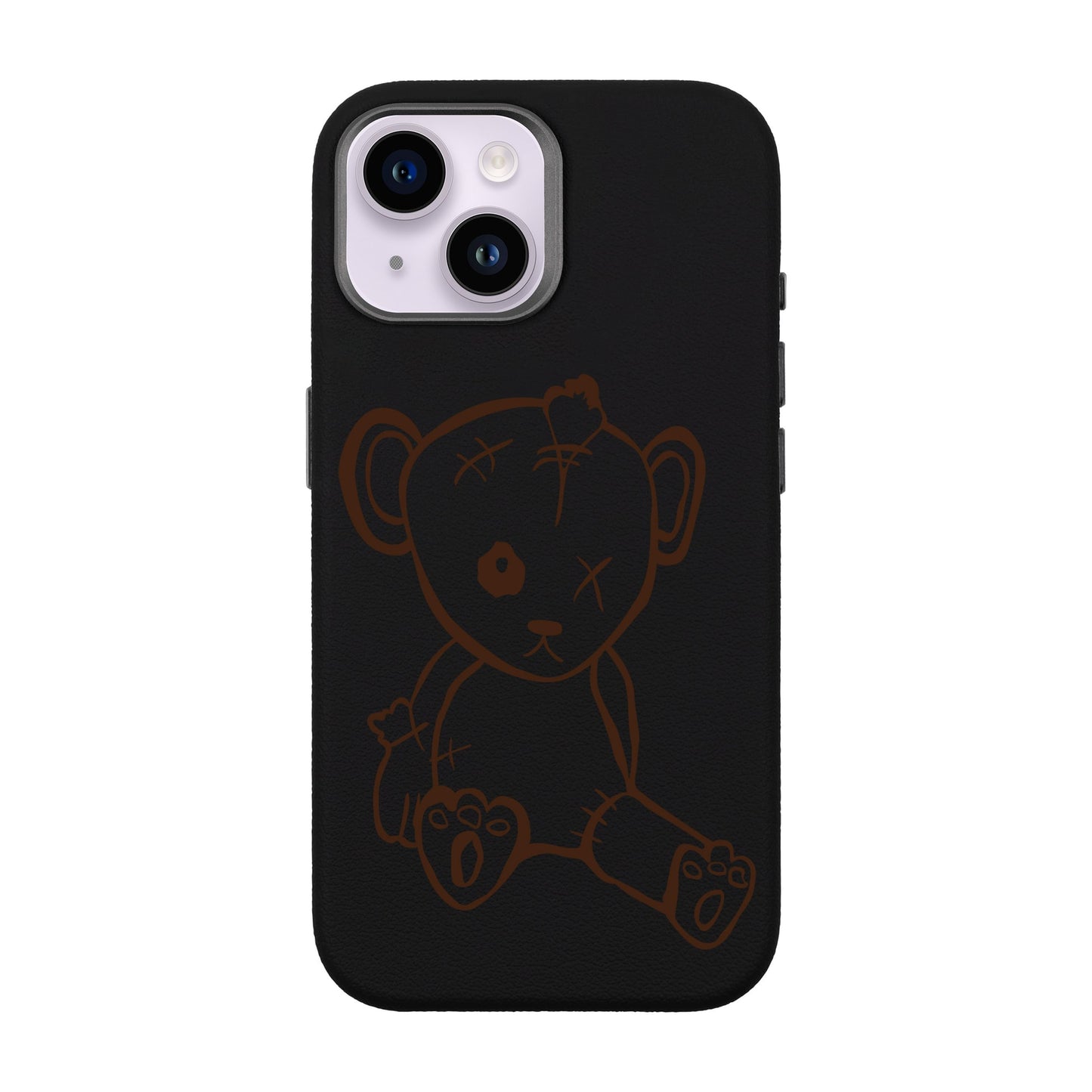 BABY BEAR-iPhone 14 Leather Premium Kılıf MagSafe Özellikli