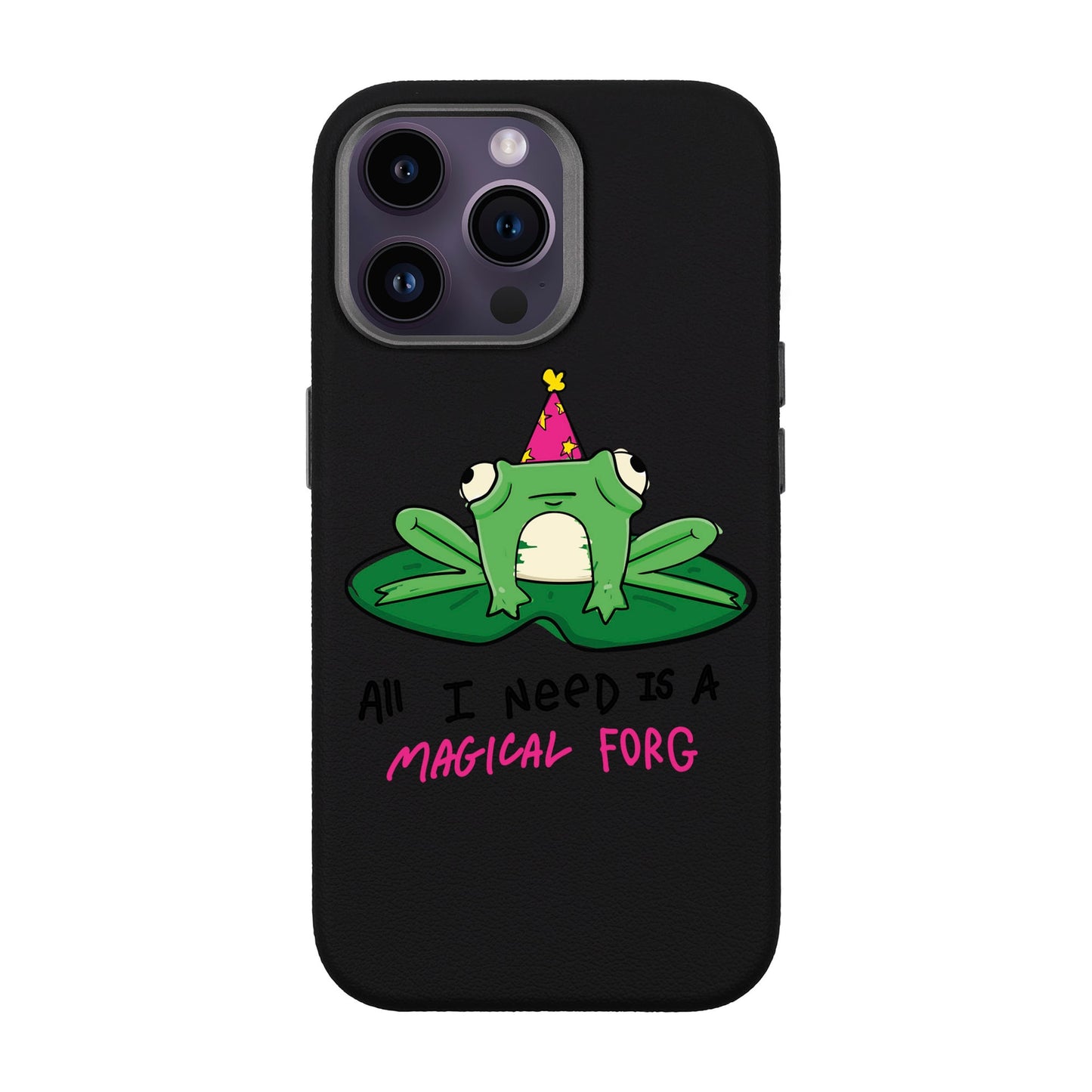 FORG-iPhone 14 Pro Max Leather Premium Kılıf MagSafe Özellikli