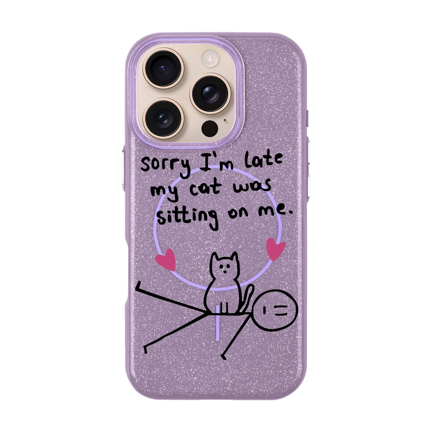 SORRY I'M LATE-iPhone 16 Pro Radiant Kılıf MagSafe Özellikli