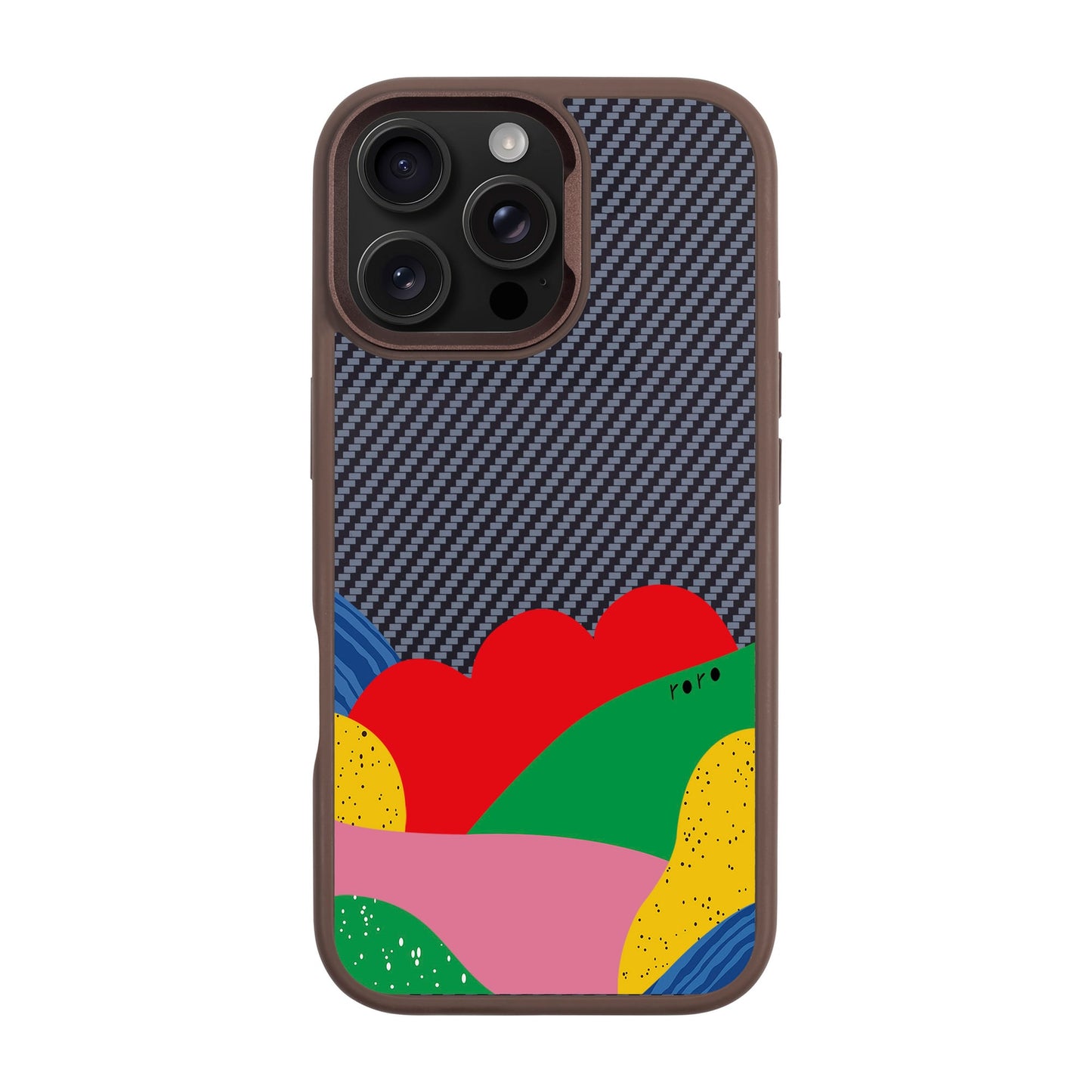FLAG-iPhone 16 Pro Max Plaid Kılıf MagSafe Özellikli