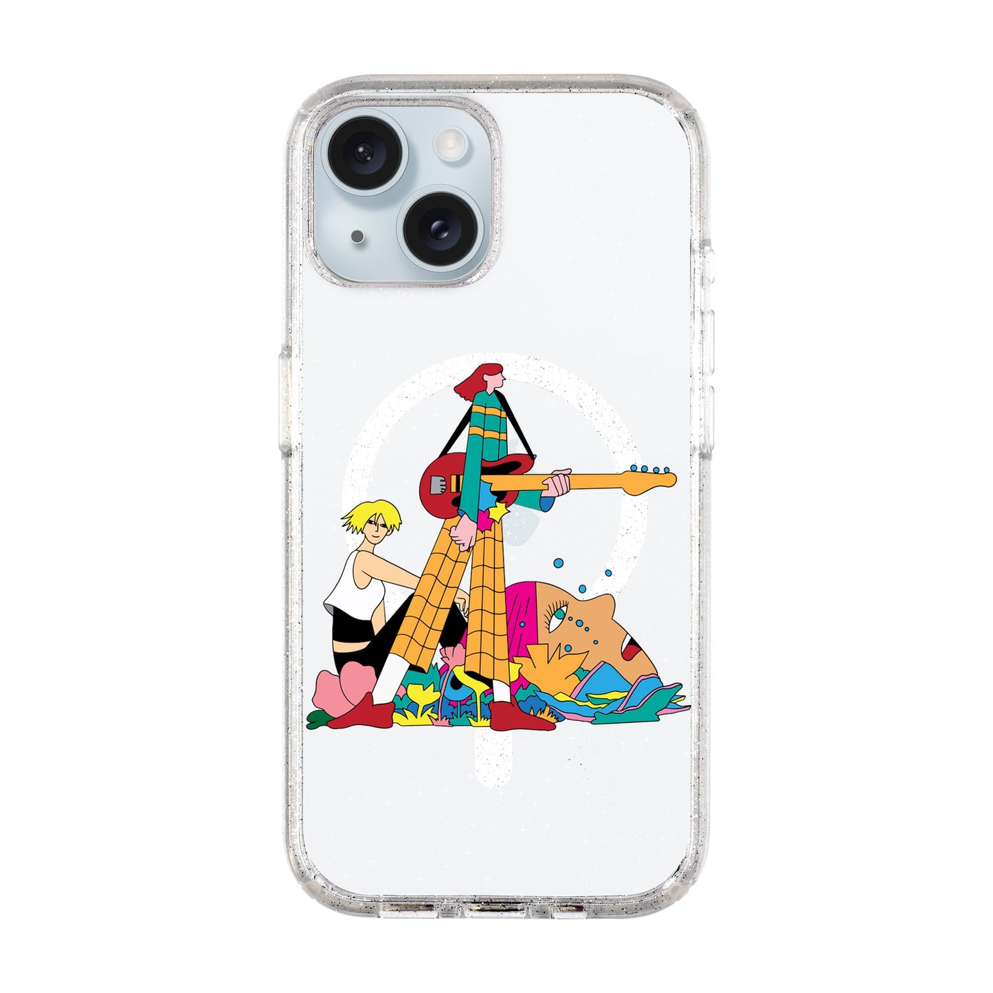 HER BAND-iPhone 15 Plus Shiny Kılıf MagSafe Özellikli