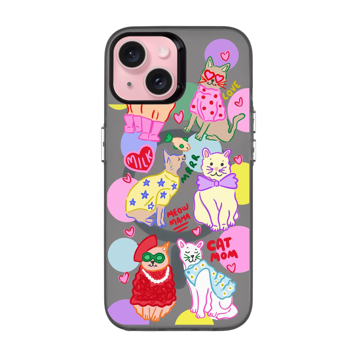 CAT MOM-iPhone 15 Hold Kılıf MagSafe Özellikli