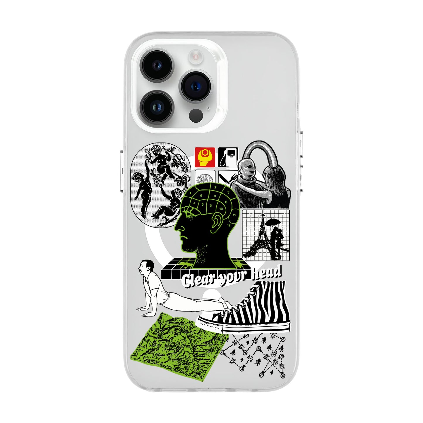 CLEAR YOUR HEAD-iPhone 12 Pro Max Hold Kılıf MagSafe Özellikli