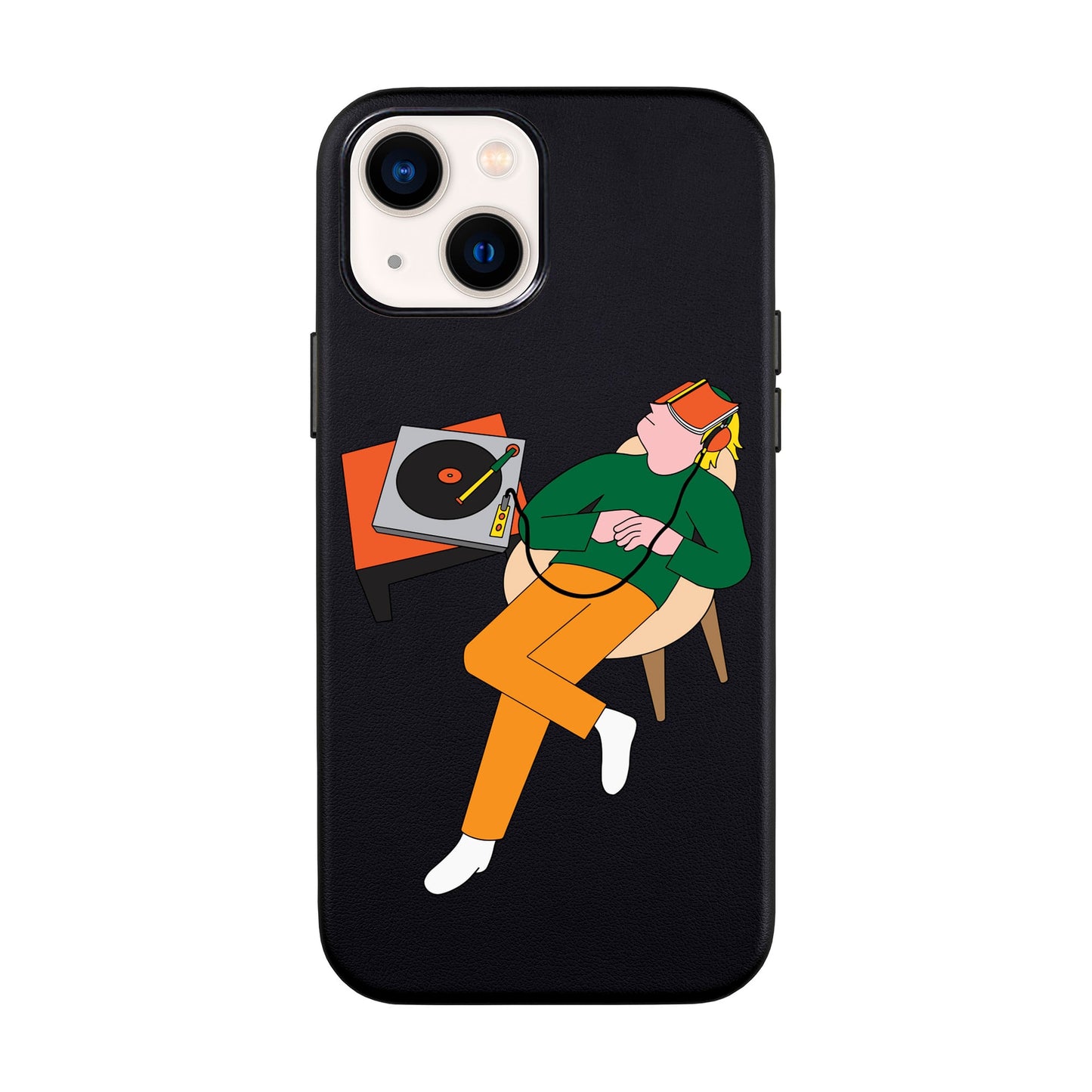 LAZY SUNDAY AFTERNOON-iPhone 14 Leather Kılıf