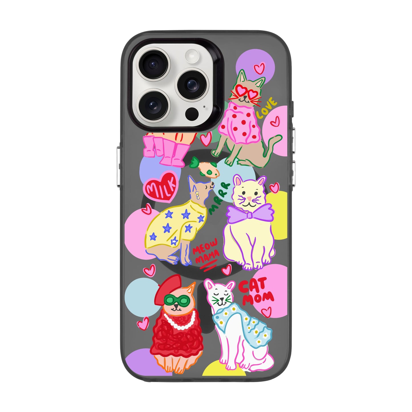 CAT MOM-iPhone 15 Pro Max Hold Kılıf MagSafe Özellikli