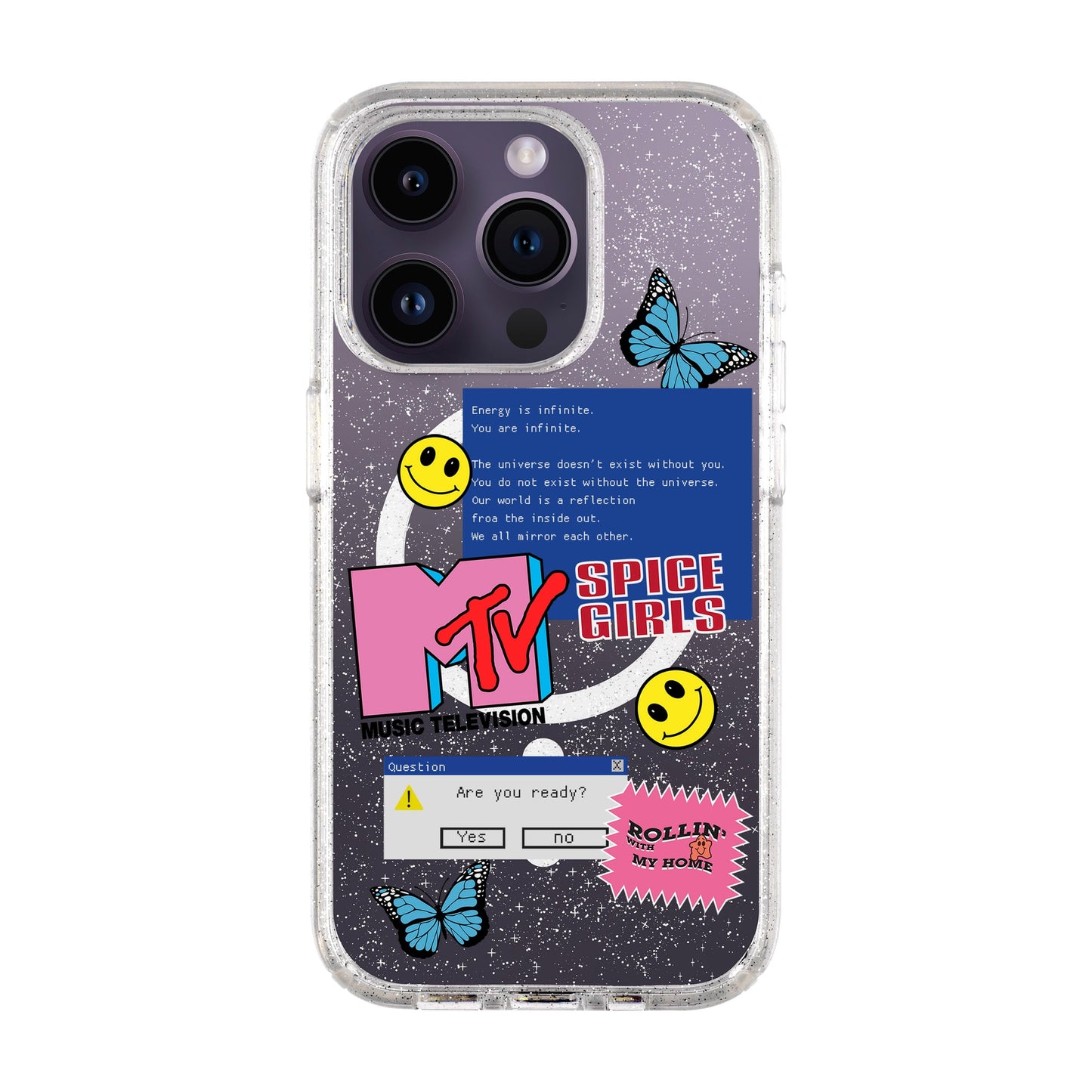 ARE YOU READY-iPhone 14 Pro Shiny Kılıf MagSafe Özellikli