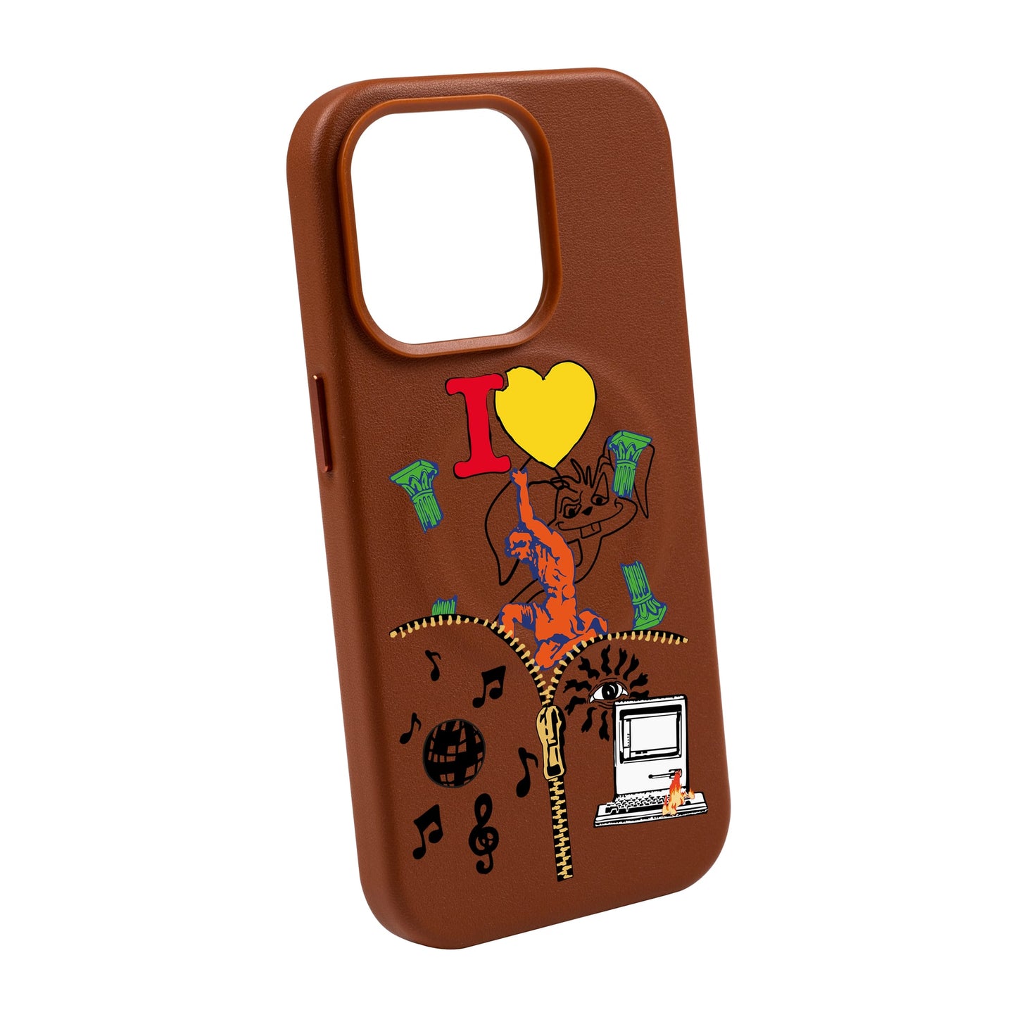 ANTIQUE-iPhone 14 Pro Max Leather Kılıf MagSafe Özellikli