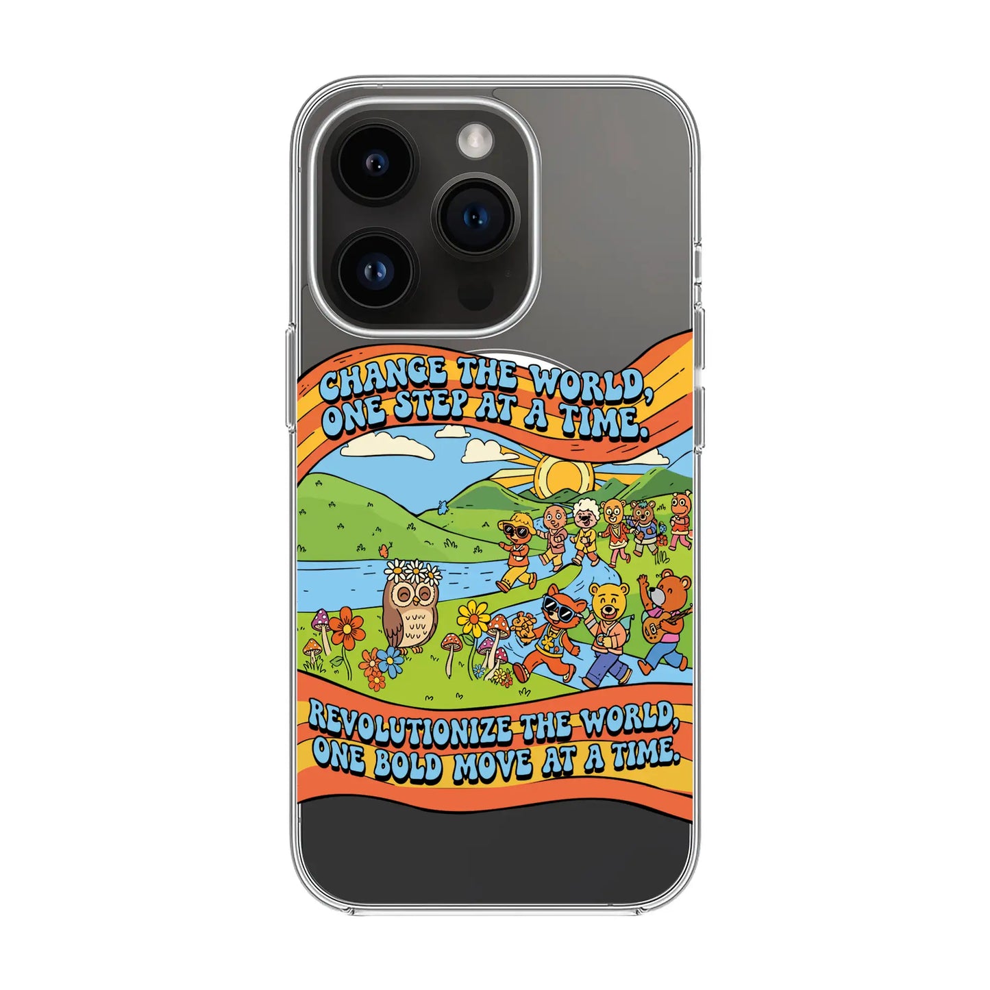 CHANGE THE WORLD-iPhone 14 Pro Solid Kılıf