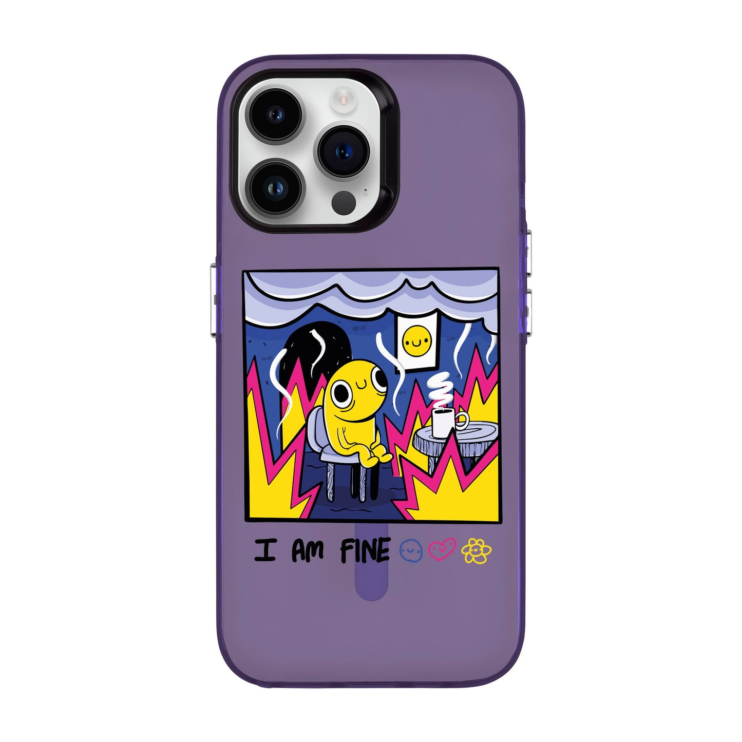 I AM FINE-iPhone 13 Pro Max Hold Kılıf MagSafe Özellikli