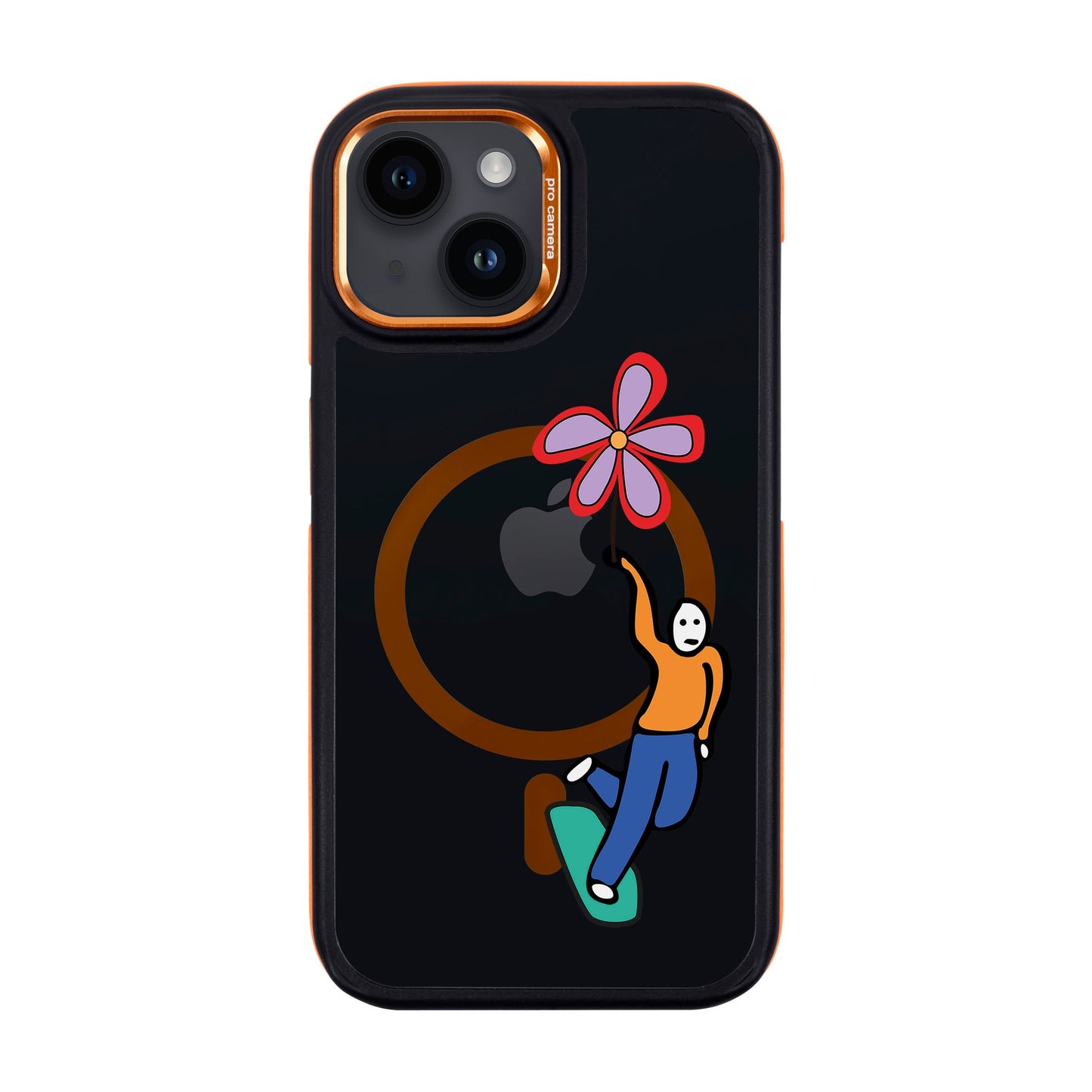SKATEBOARDER-iPhone 14 Dark Kılıf MagSafe Özellikli