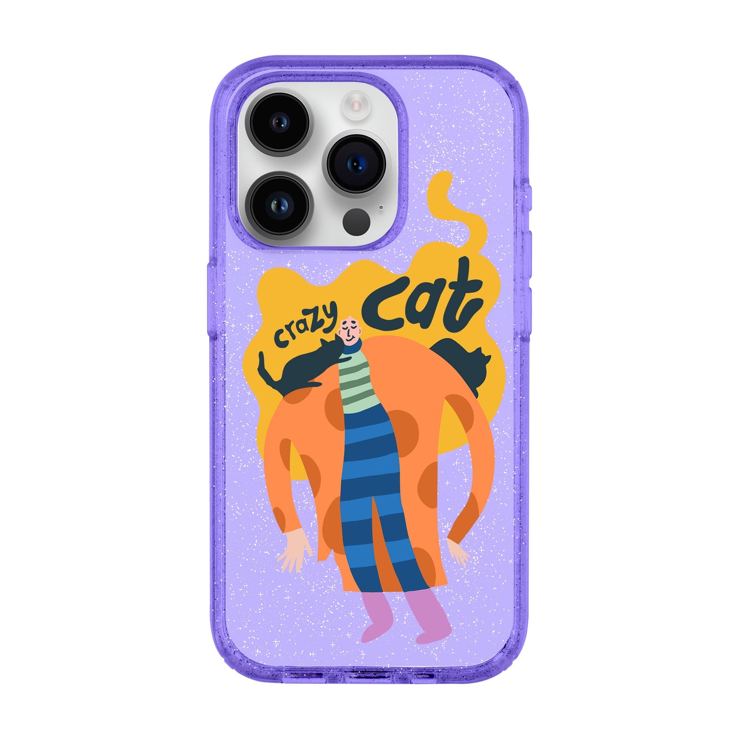 CRAZY CAT-iPhone 14 Pro Shiny Kılıf MagSafe Özellikli