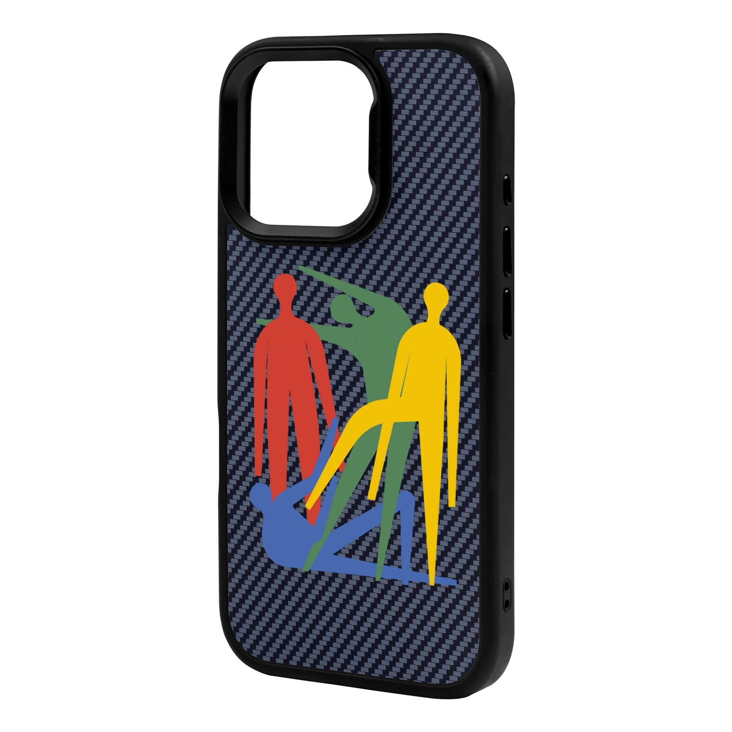 MANBOS-iPhone 16 Pro Max Plaid Kılıf MagSafe Özellikli