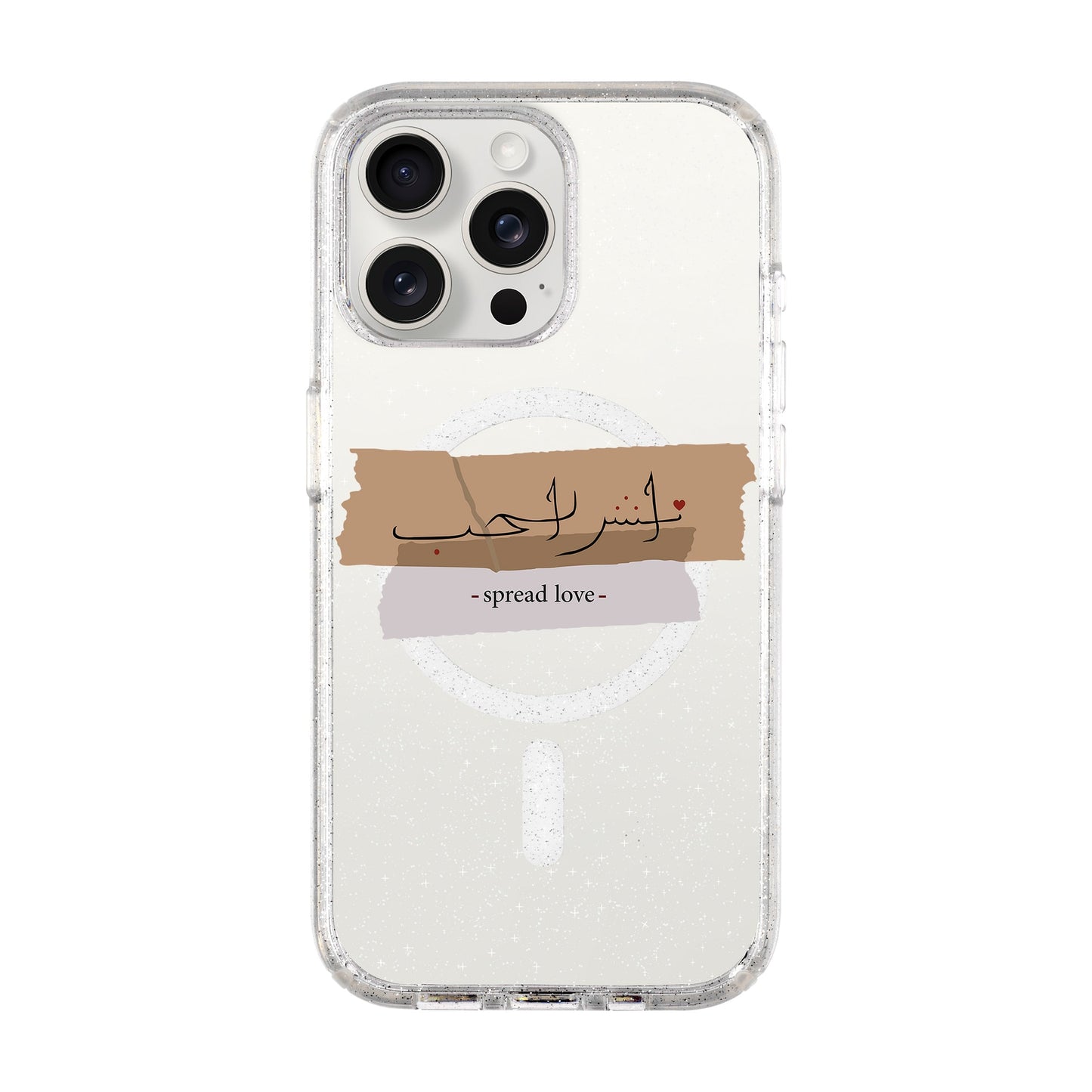 SPREAD LOVE-iPhone 15 Pro Max Shiny Kılıf MagSafe Özellikli